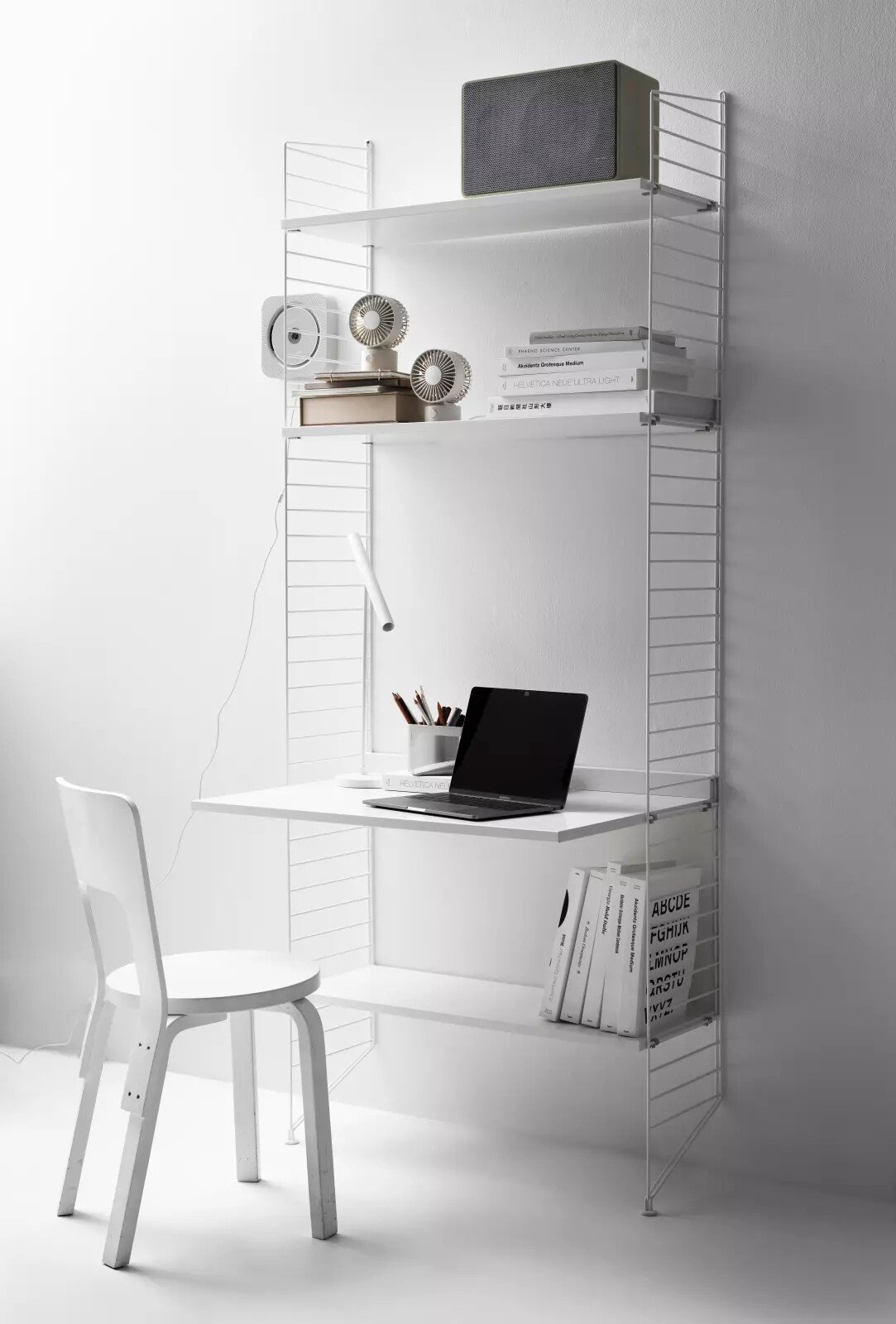 Cabinet with lock w78 x d32.2 x h52 cm Black stained ash