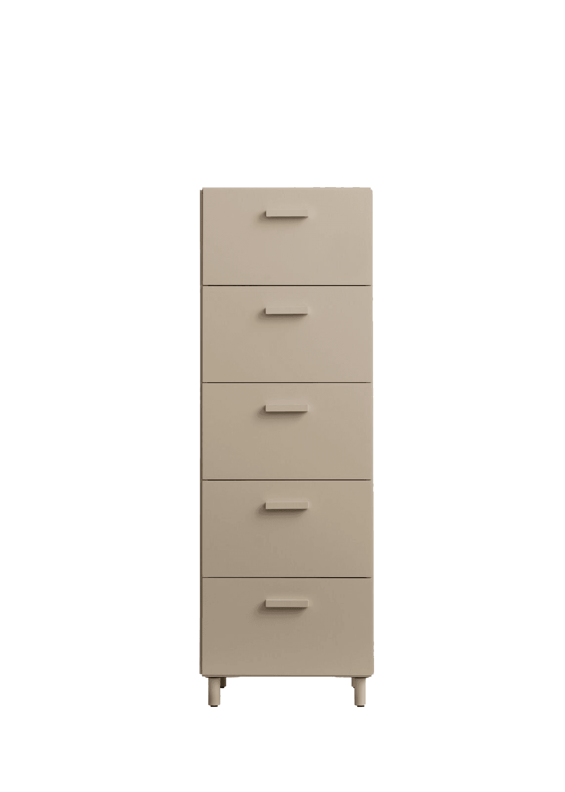 Commode, haute, largeur 41 cm x profondeur 41 cm x hauteur 115 cm Beige