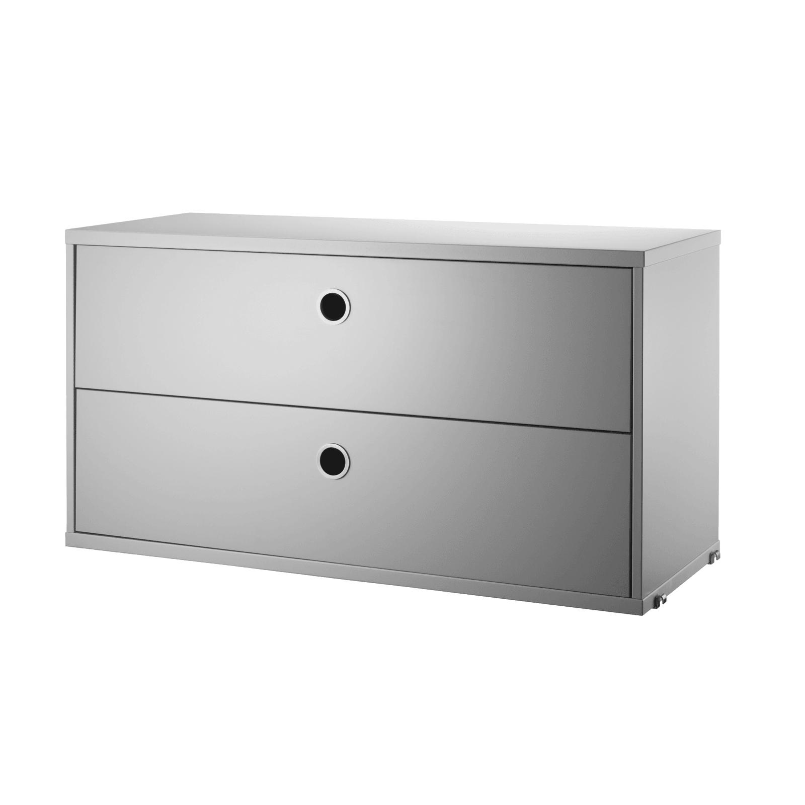 Chest of drawers w78 x d30 x h42 cm Grey