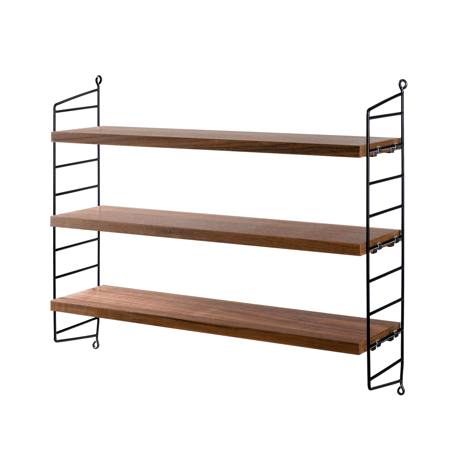 ストリング ポケット 1-pack 60x50x15 ウォールナット/ブラック