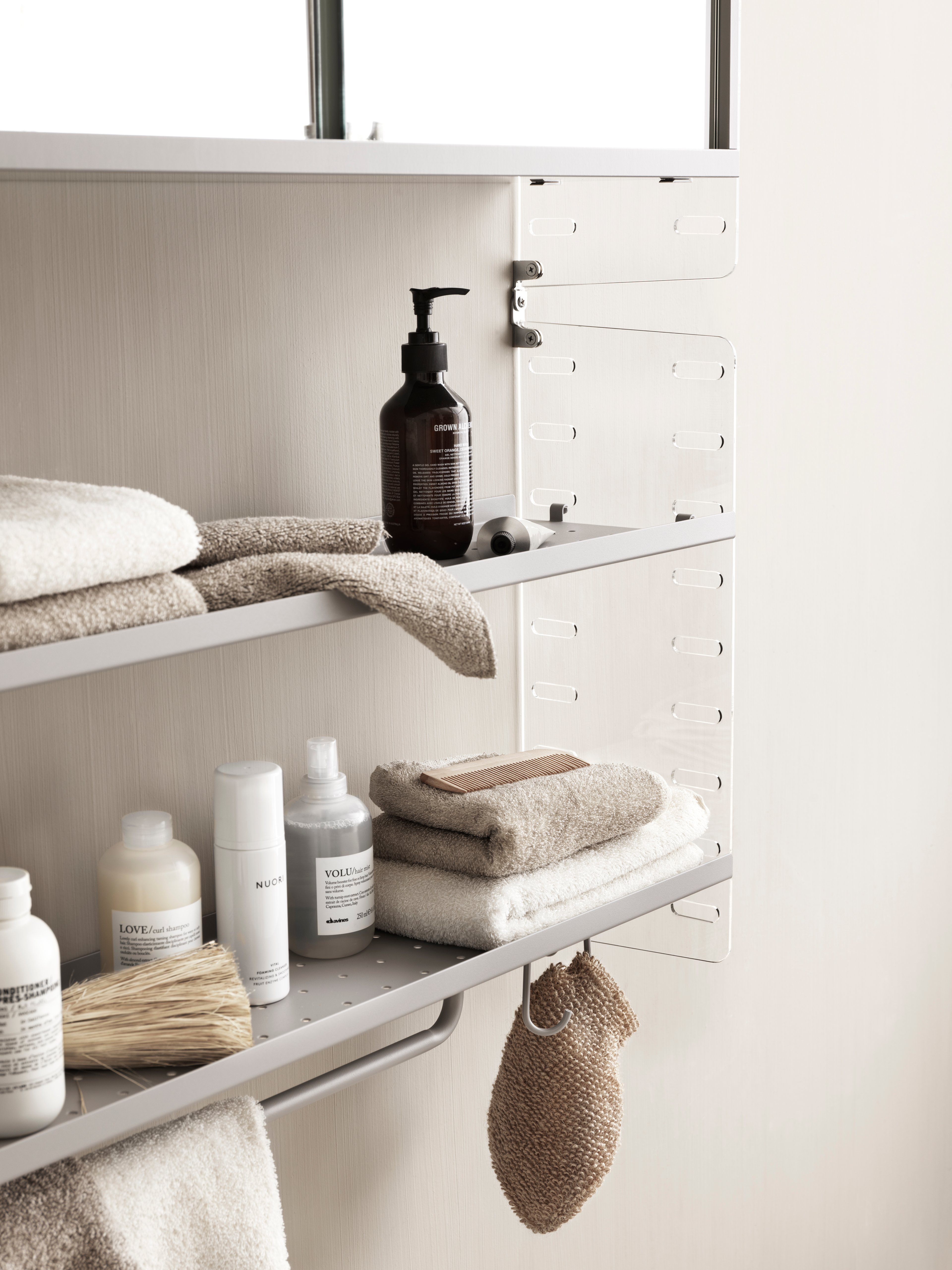 Shoe shelves w58 x d30 x h10 cm Black