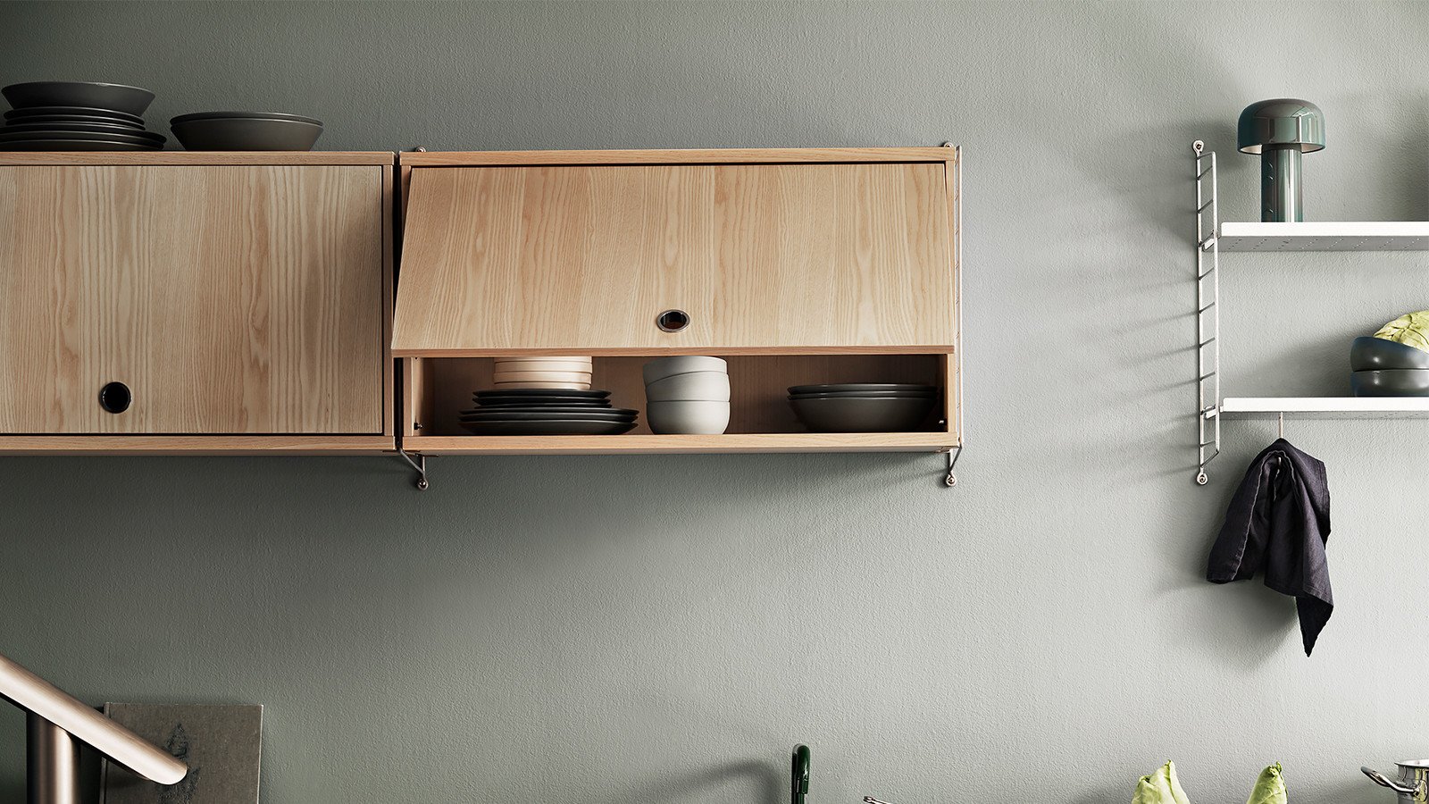 Shelves w78 x d30 cm Oak