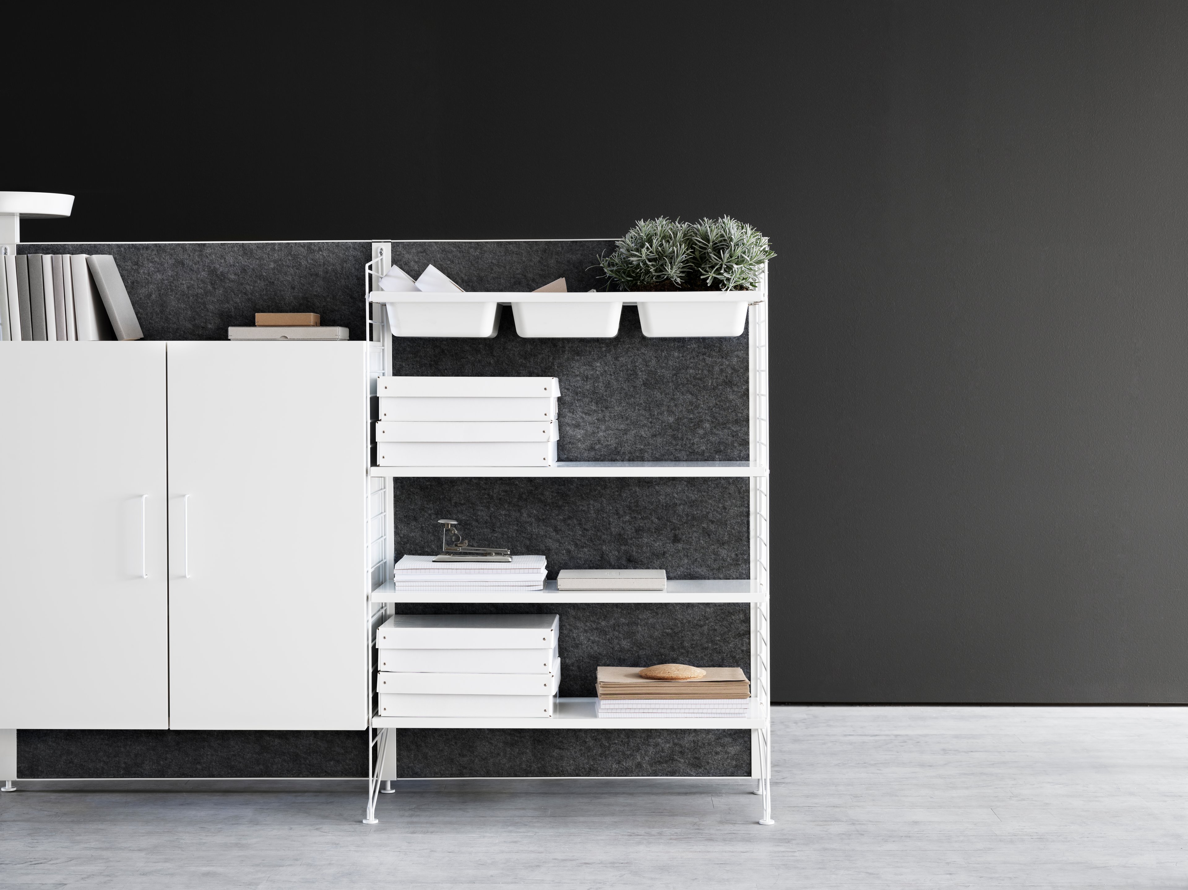 Floor panels  d30 x h115 cm Grey