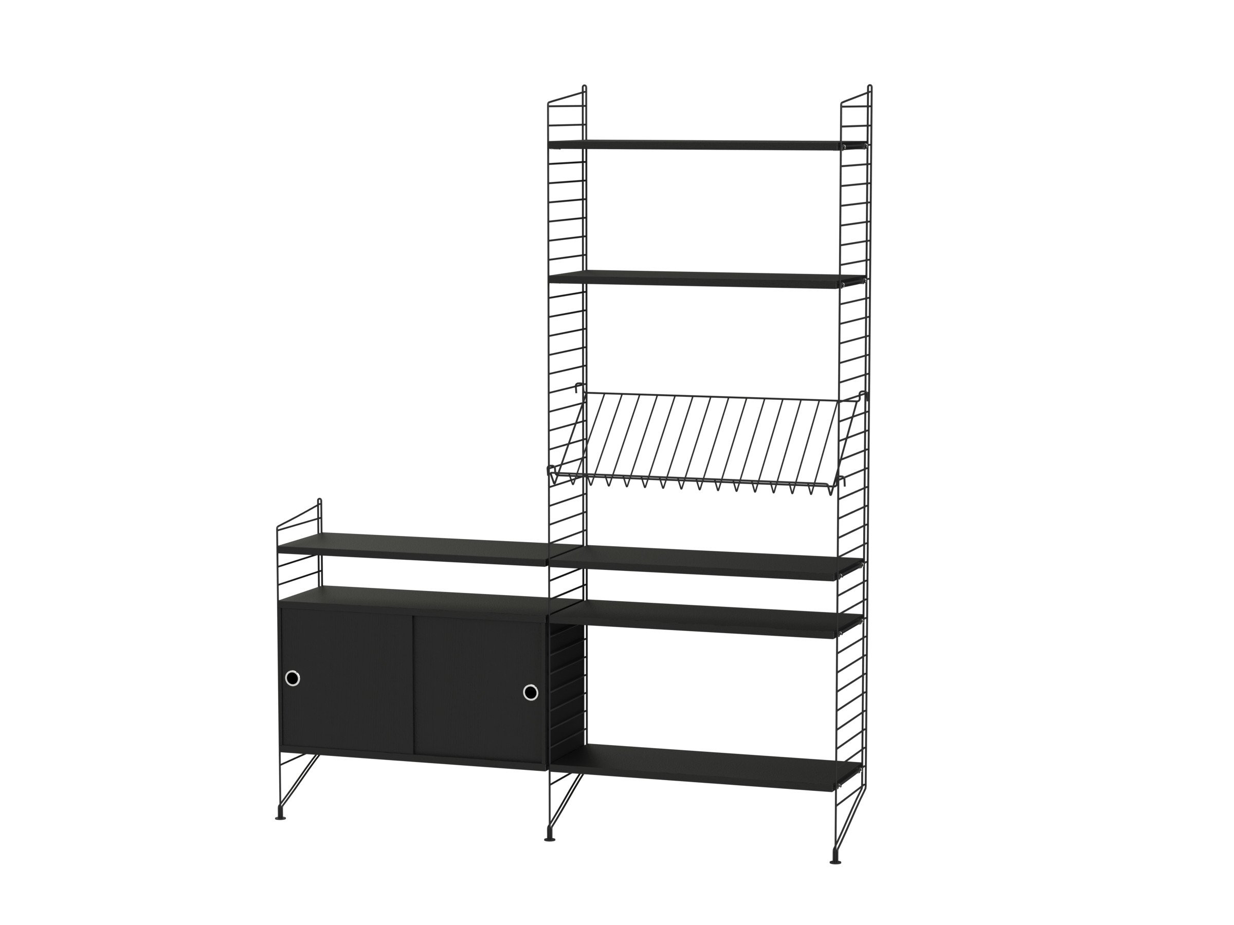 Living room K Black/Black stained ash