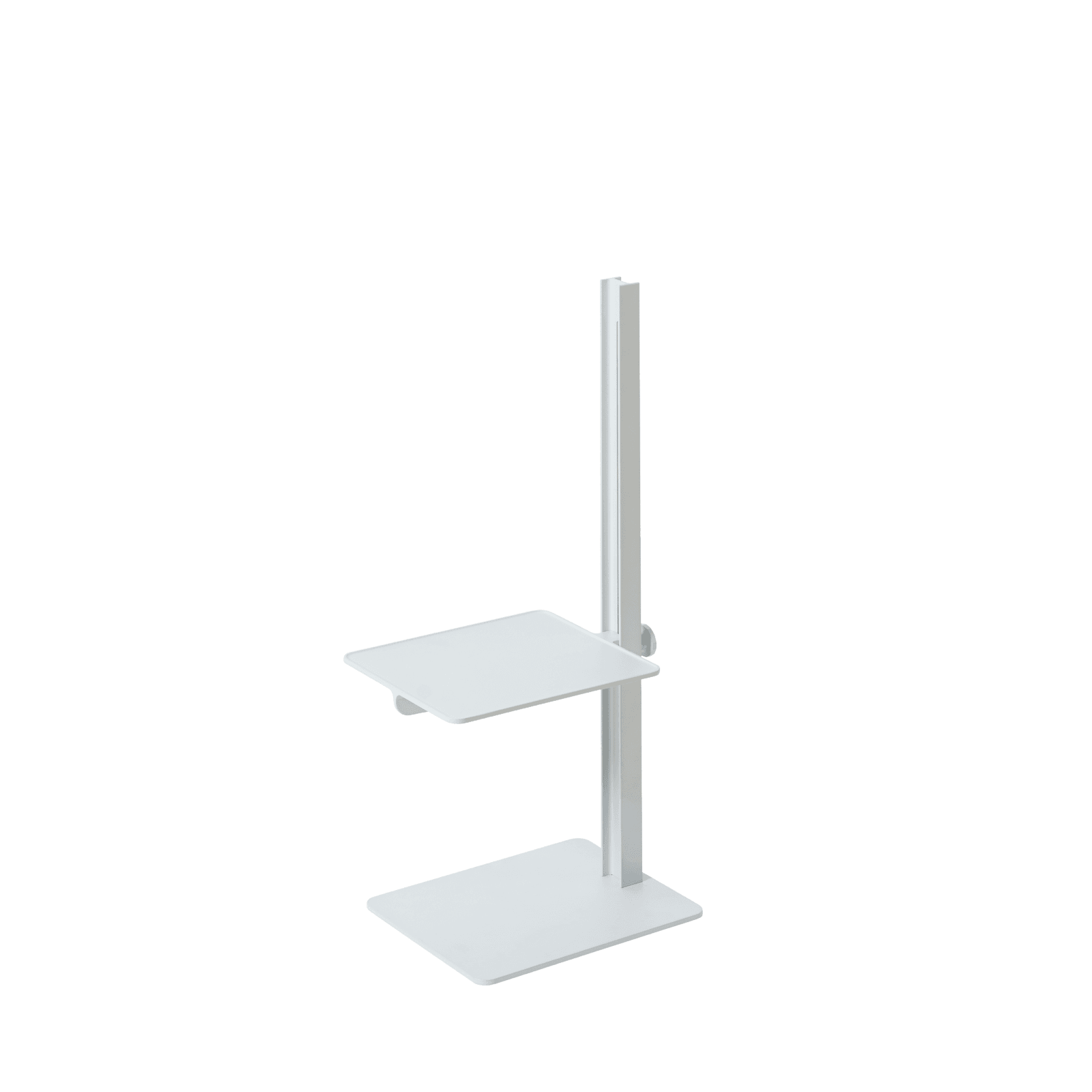 Museum sidetable w24 x d30 x h76.5 cm Aluminum