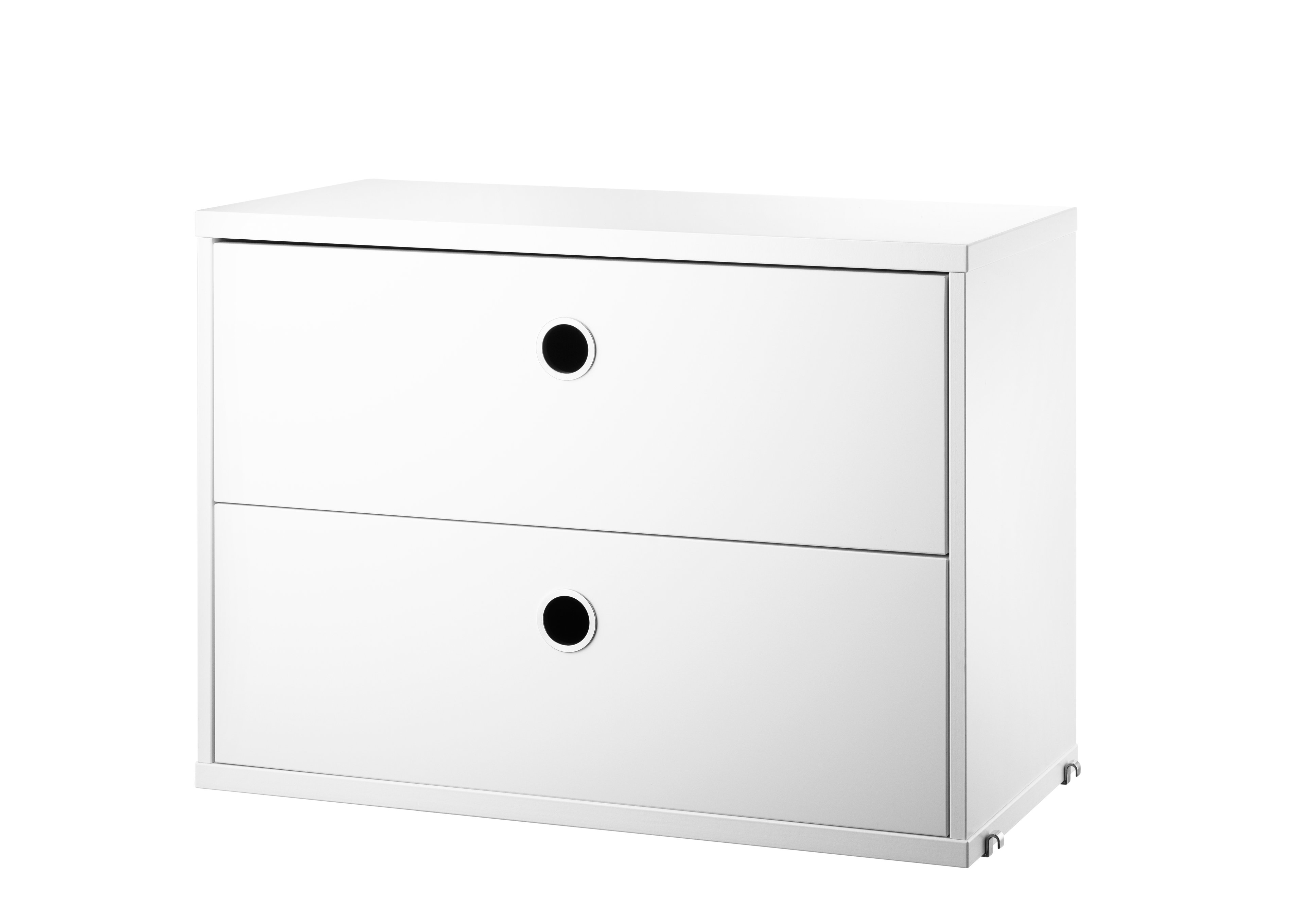 Support à assiettes 2-pack 2.5x7.5x30 Blanc