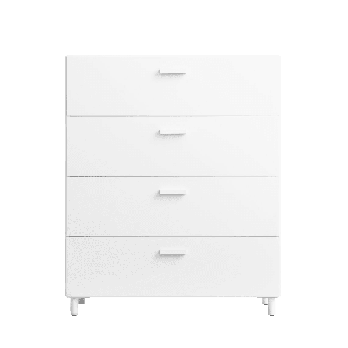 Commode, large, largeur 82 cm x profondeur 41 cm x hauteur 92,2 cm Blanc
