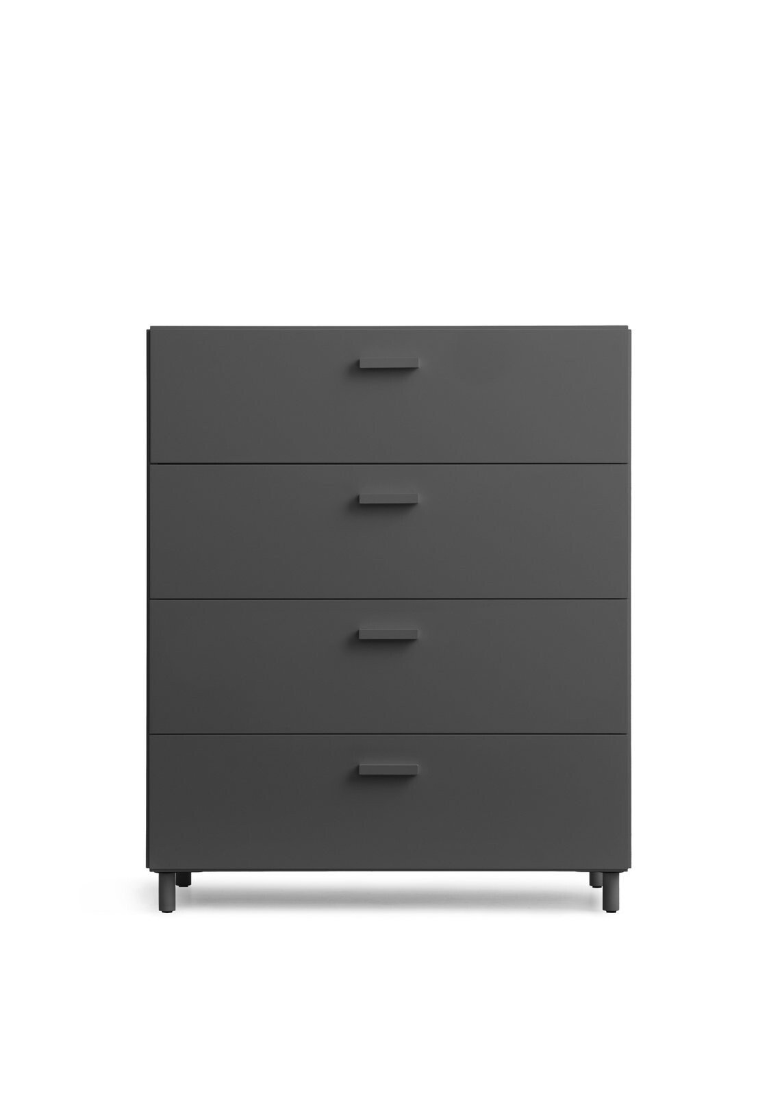 Relief Chest of drawers, wide  Grey