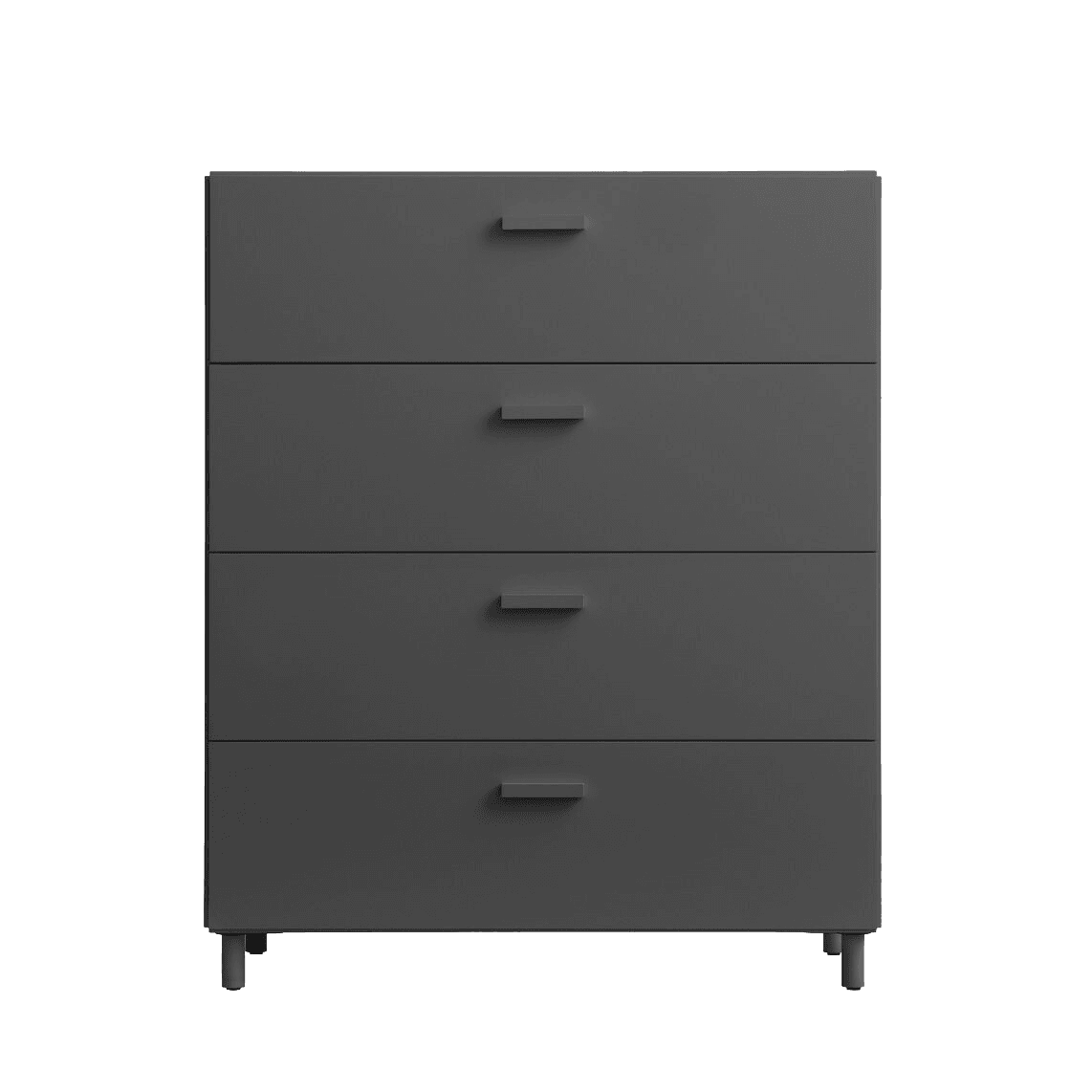 Commode, large, largeur 82 cm x profondeur 41 cm x hauteur 92,2 cm Gris