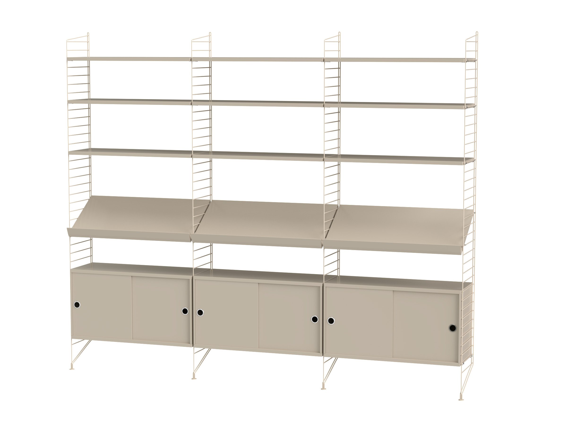 Wohnzimmer G Beige/Beige