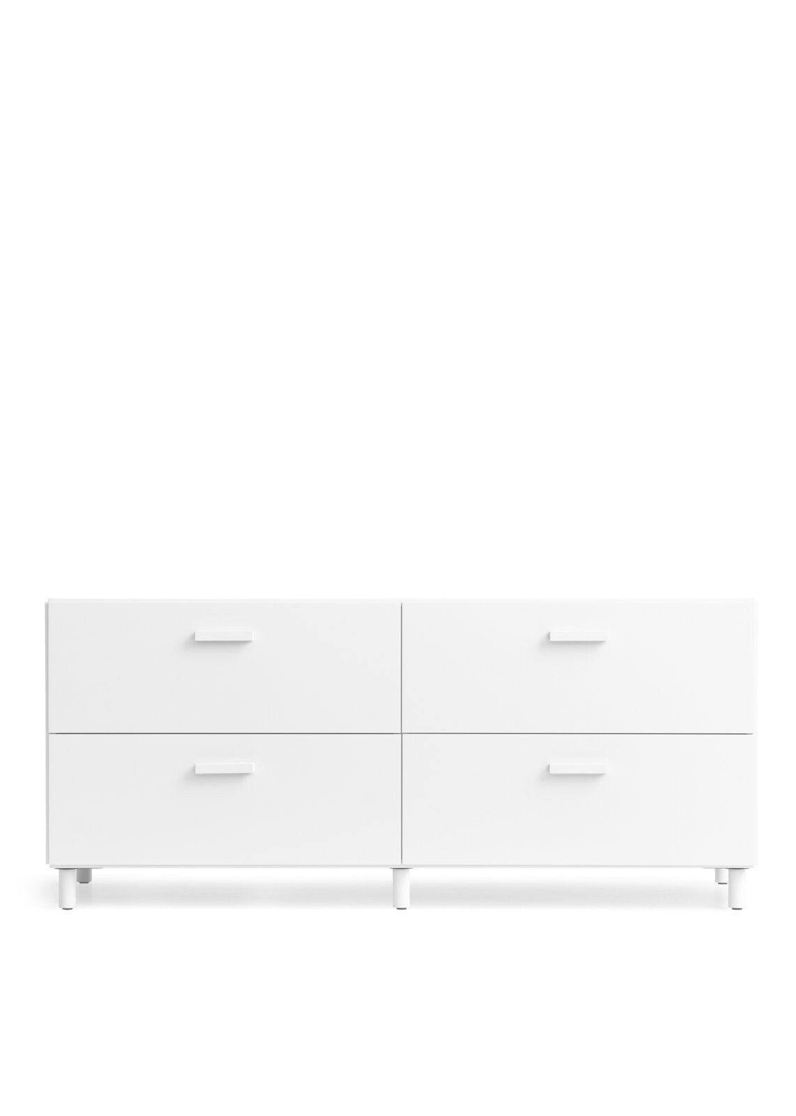 Relief Chest of drawers, low  White