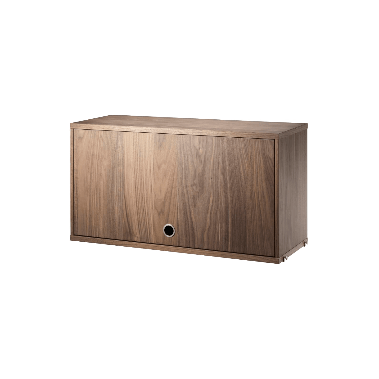 Cabinet with flip door w78 x d30 x h42 cm Walnut