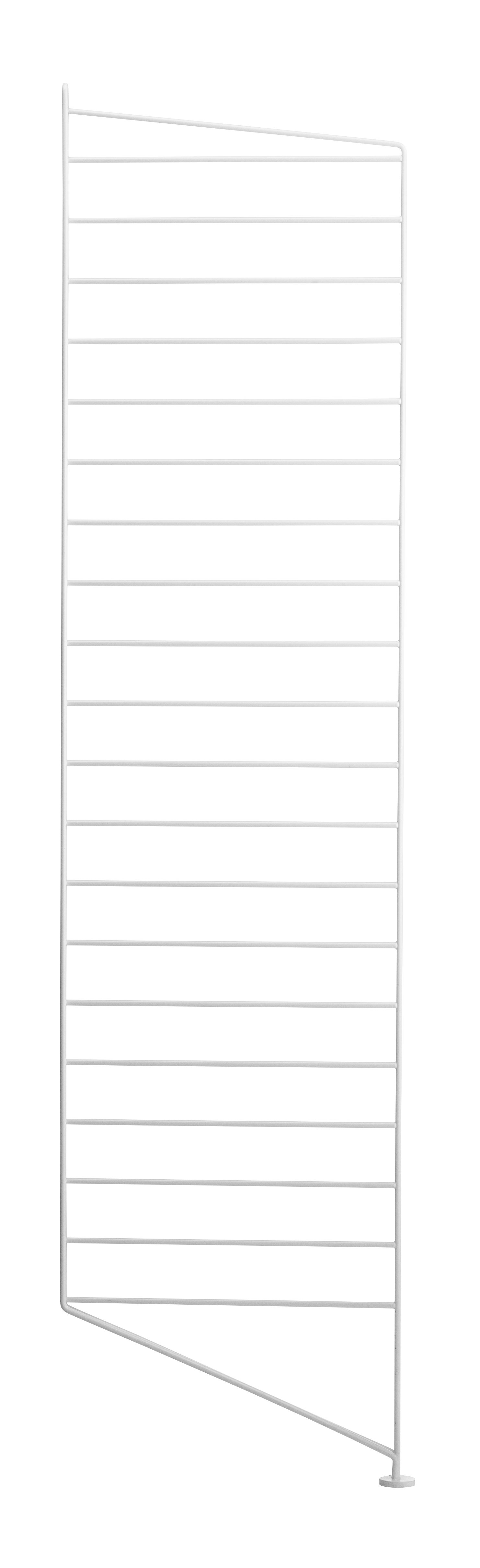 Metal shelves low w58 x d20 cm Grey