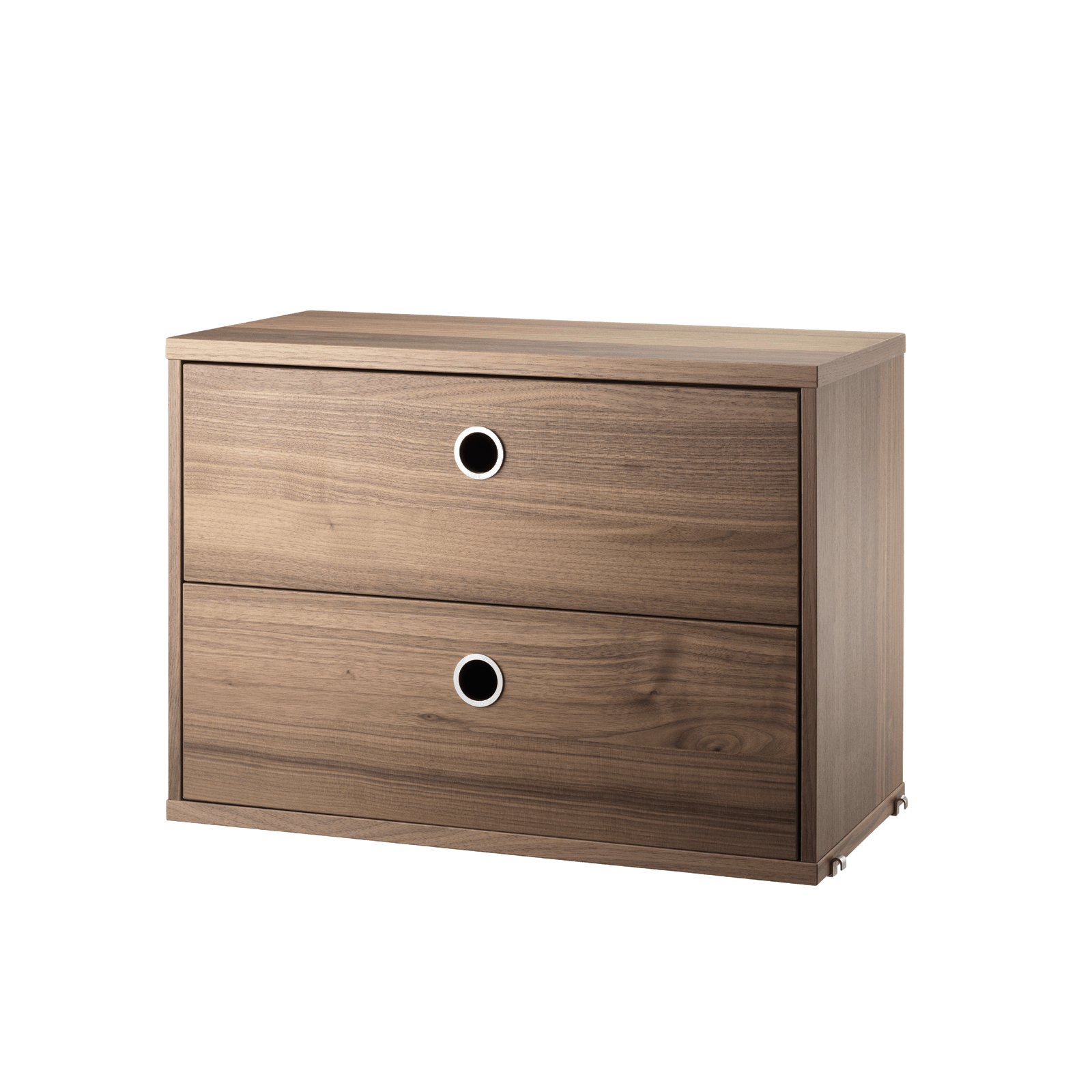Chest of drawers w58 x d30 x h42 cm Walnut
