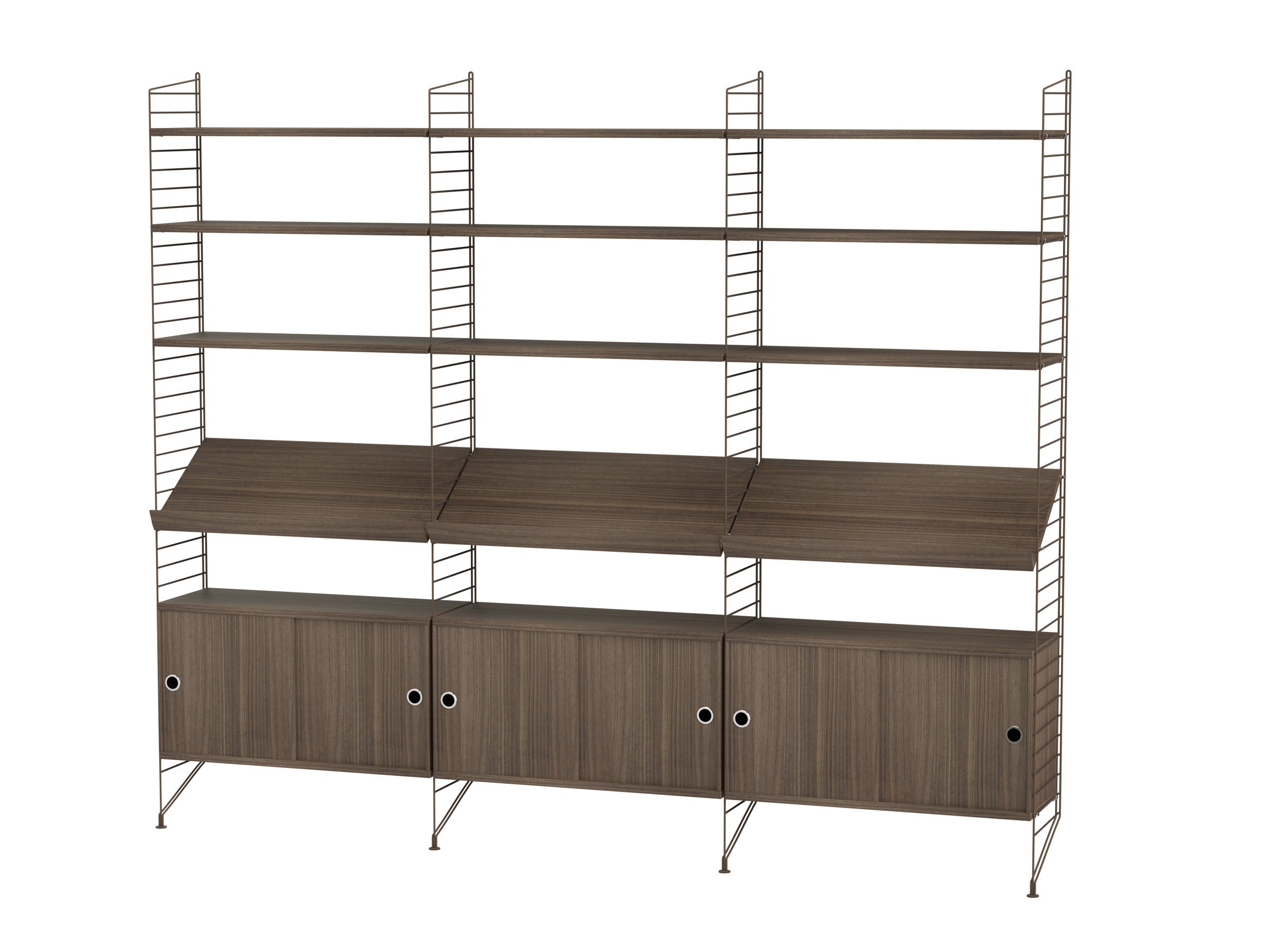 Wohnzimmer G Braun/Walnuß