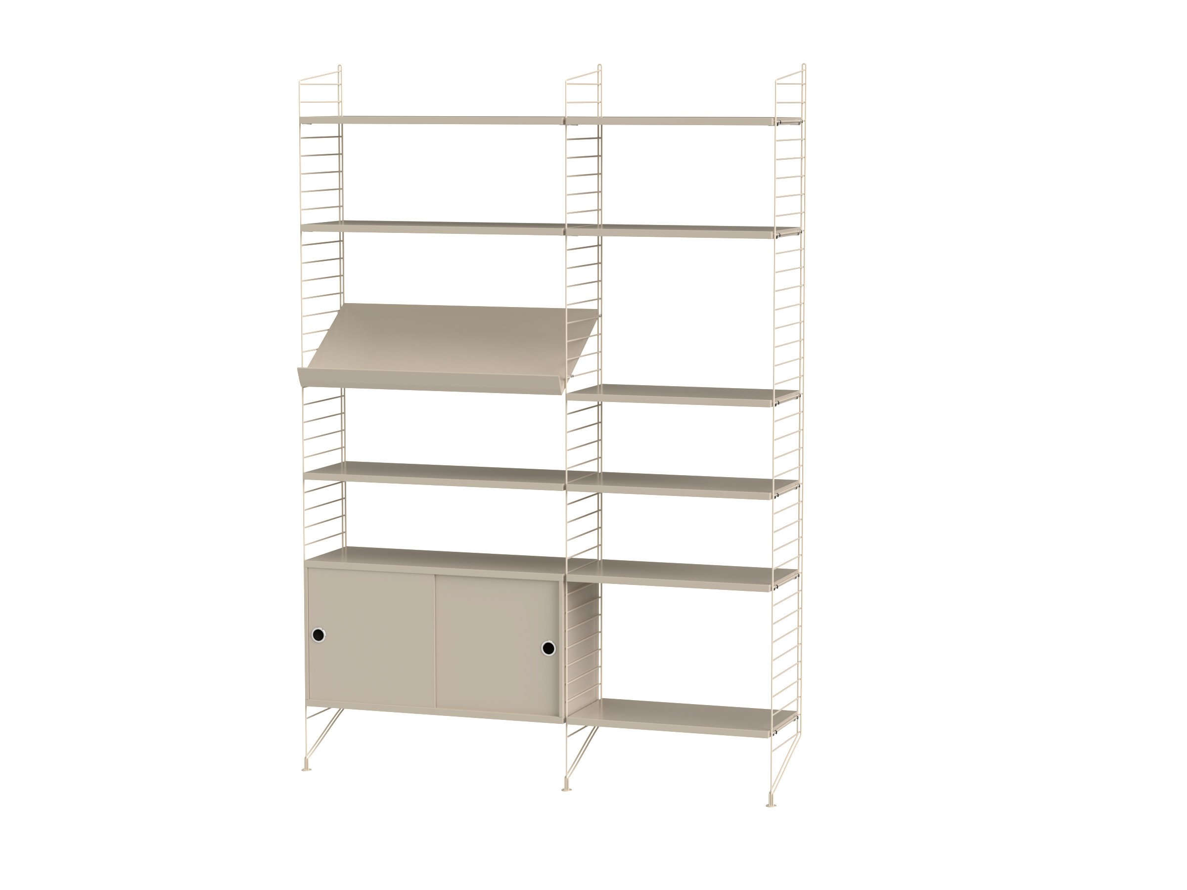 Wohnzimmer H Beige/Beige