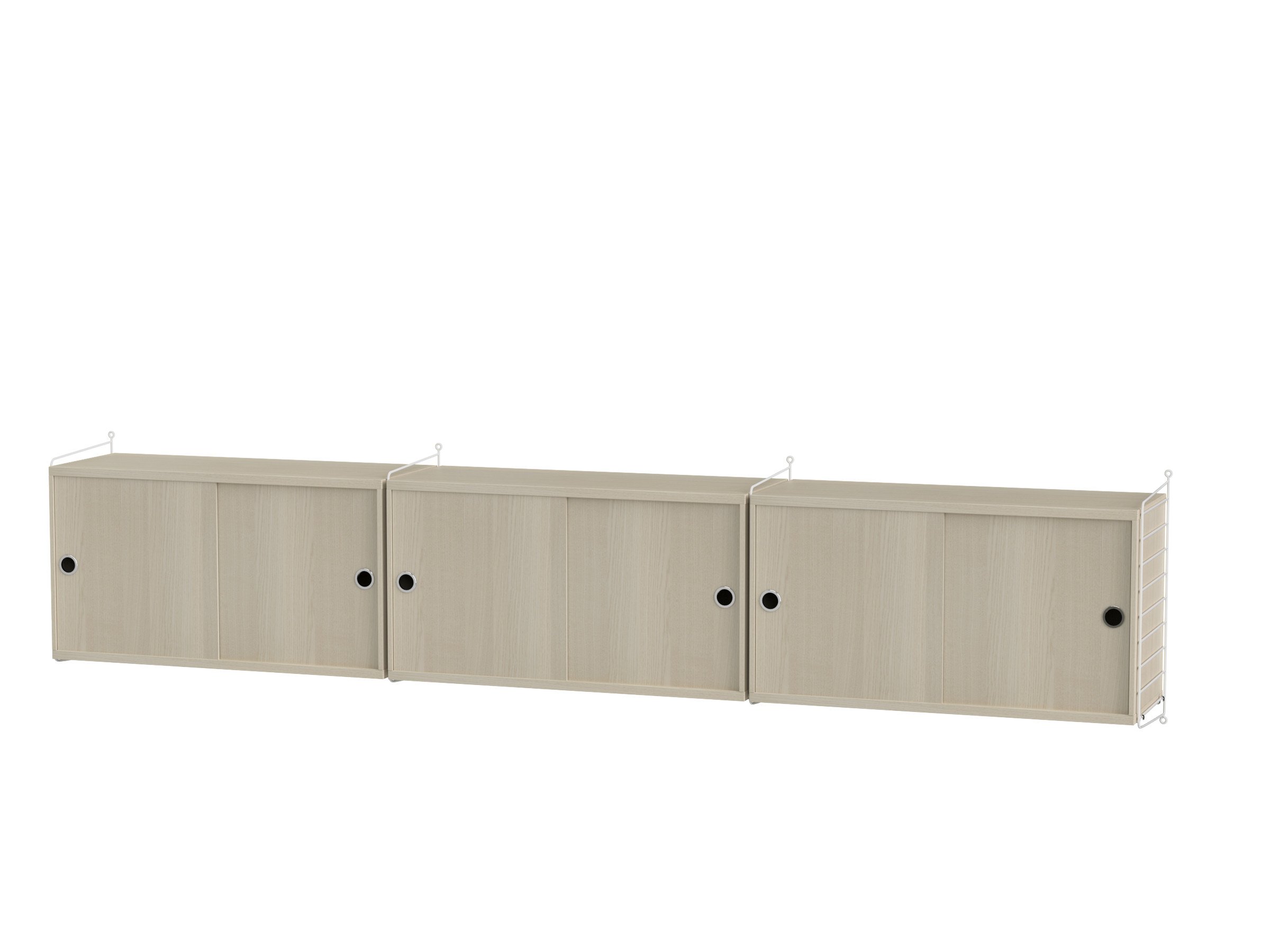 Wohnzimmer D Weiß/Esche