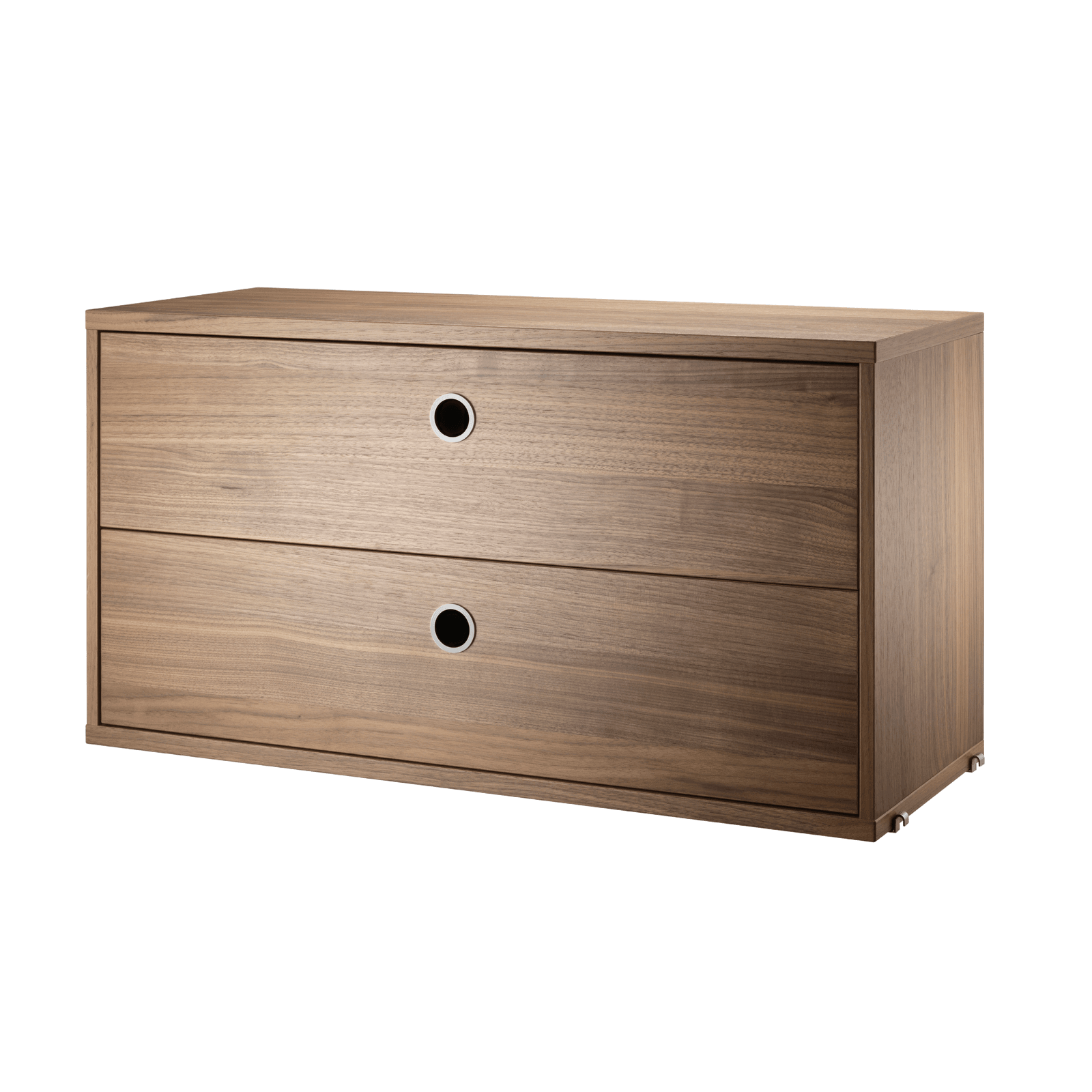 Chest of drawers w78 x d30 x h42 cm Walnut