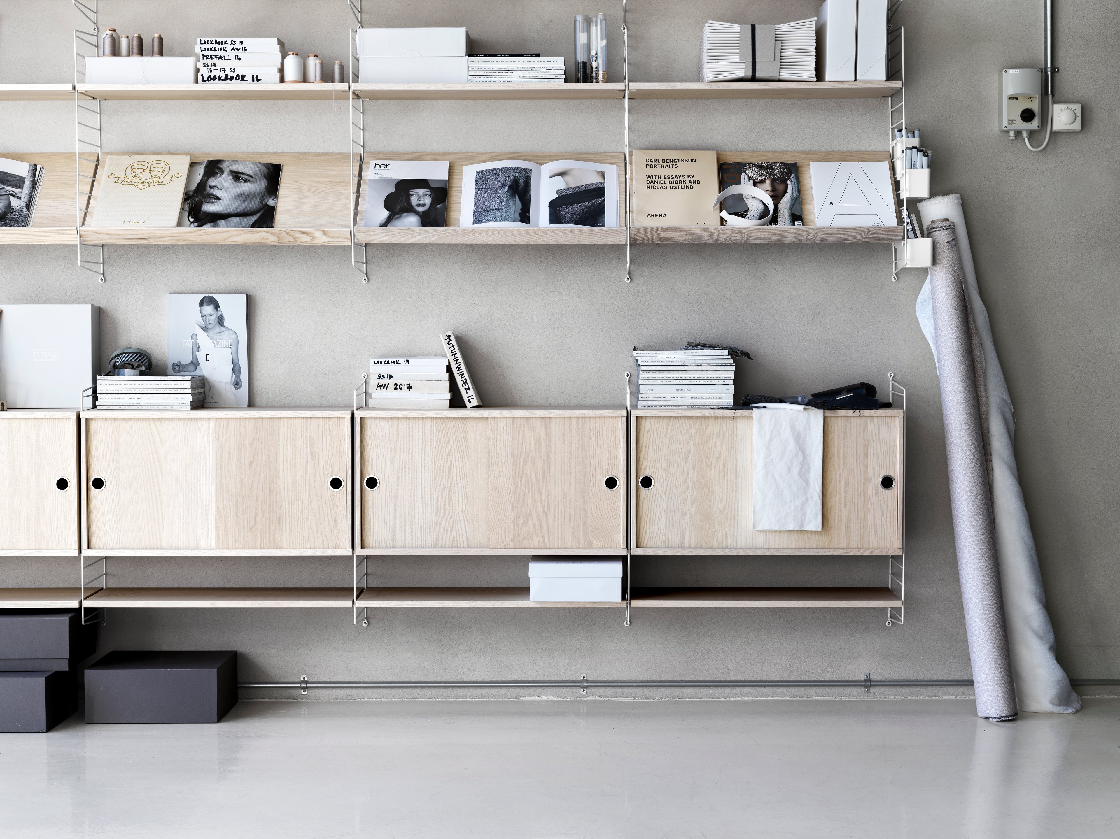 Shelves w78 x d30 cm Walnut