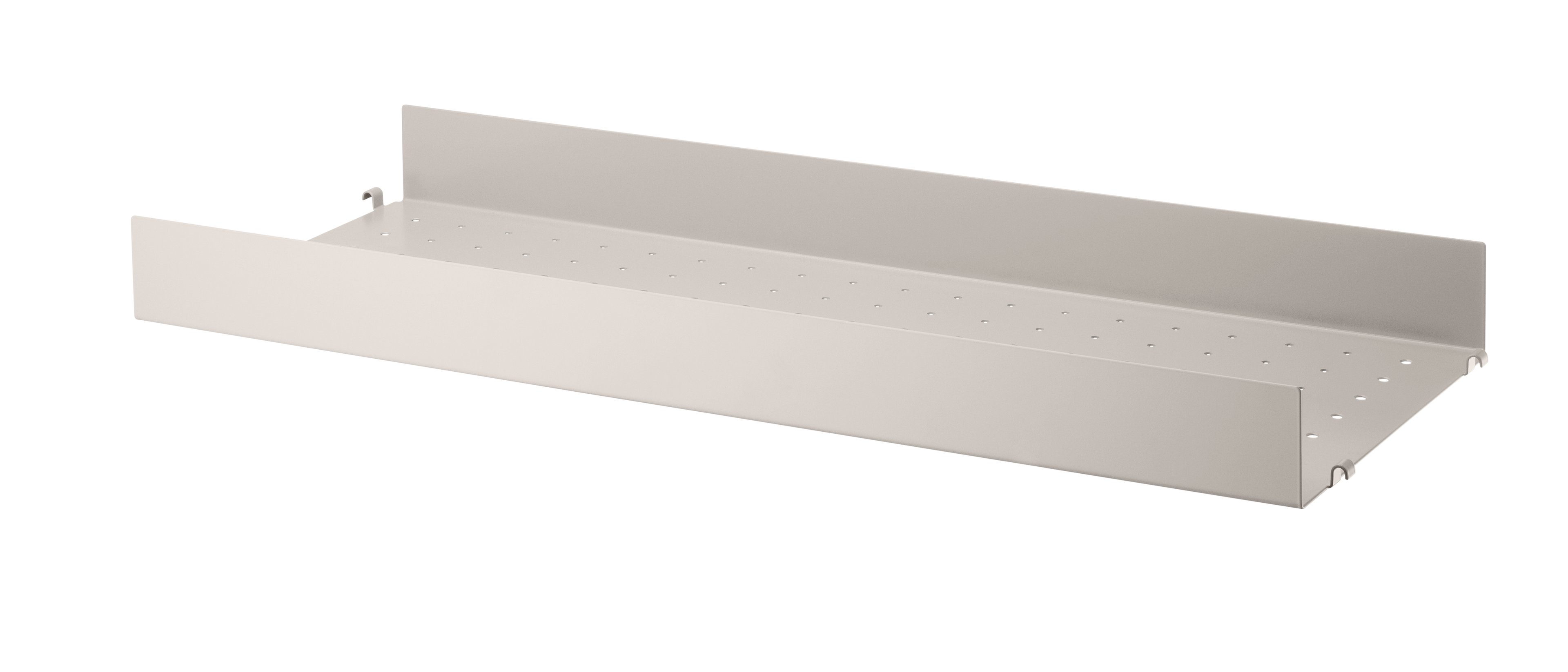 Metal shelves high w78 x d30 x h7 cm White