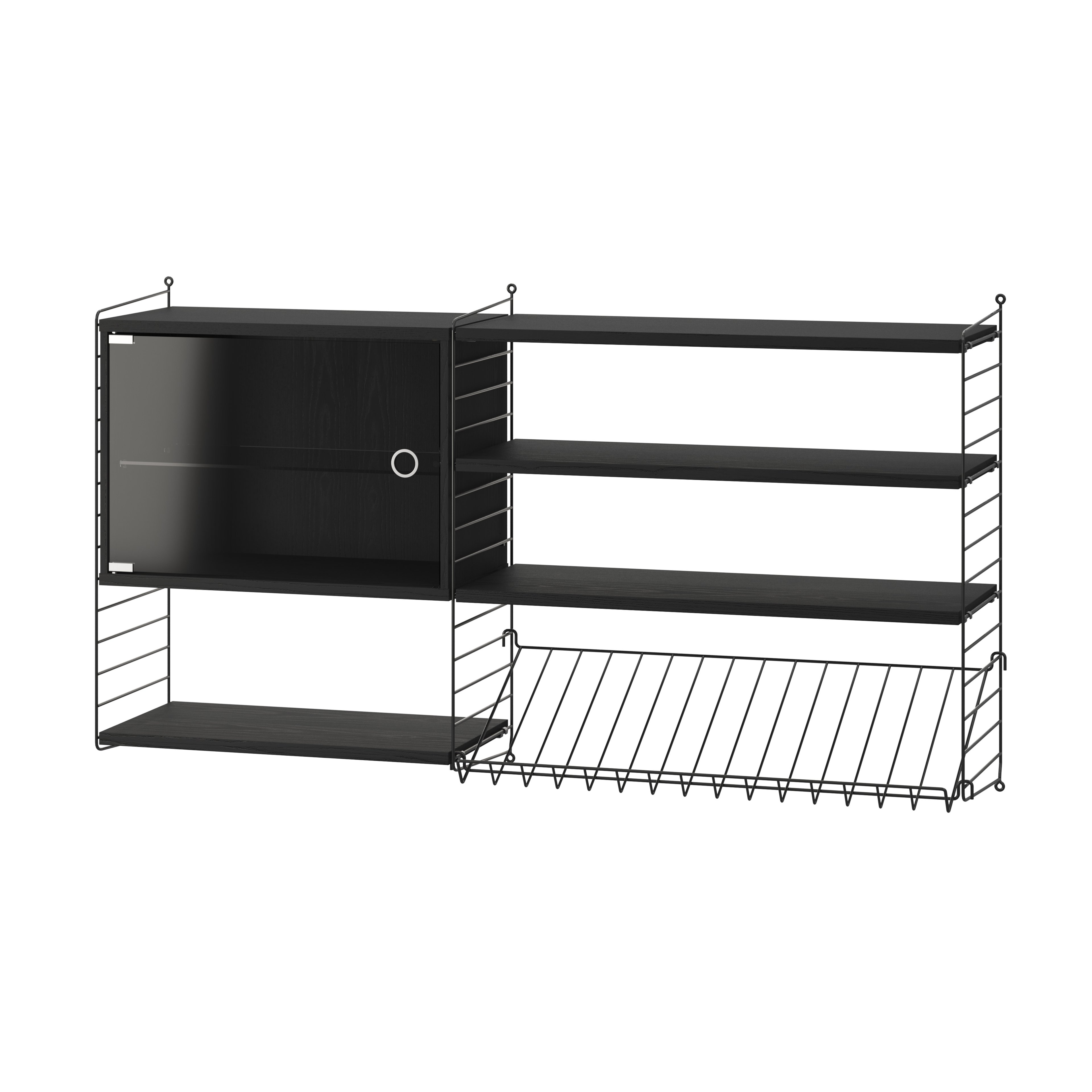Hanger racks w13.5 x d20 cm Black