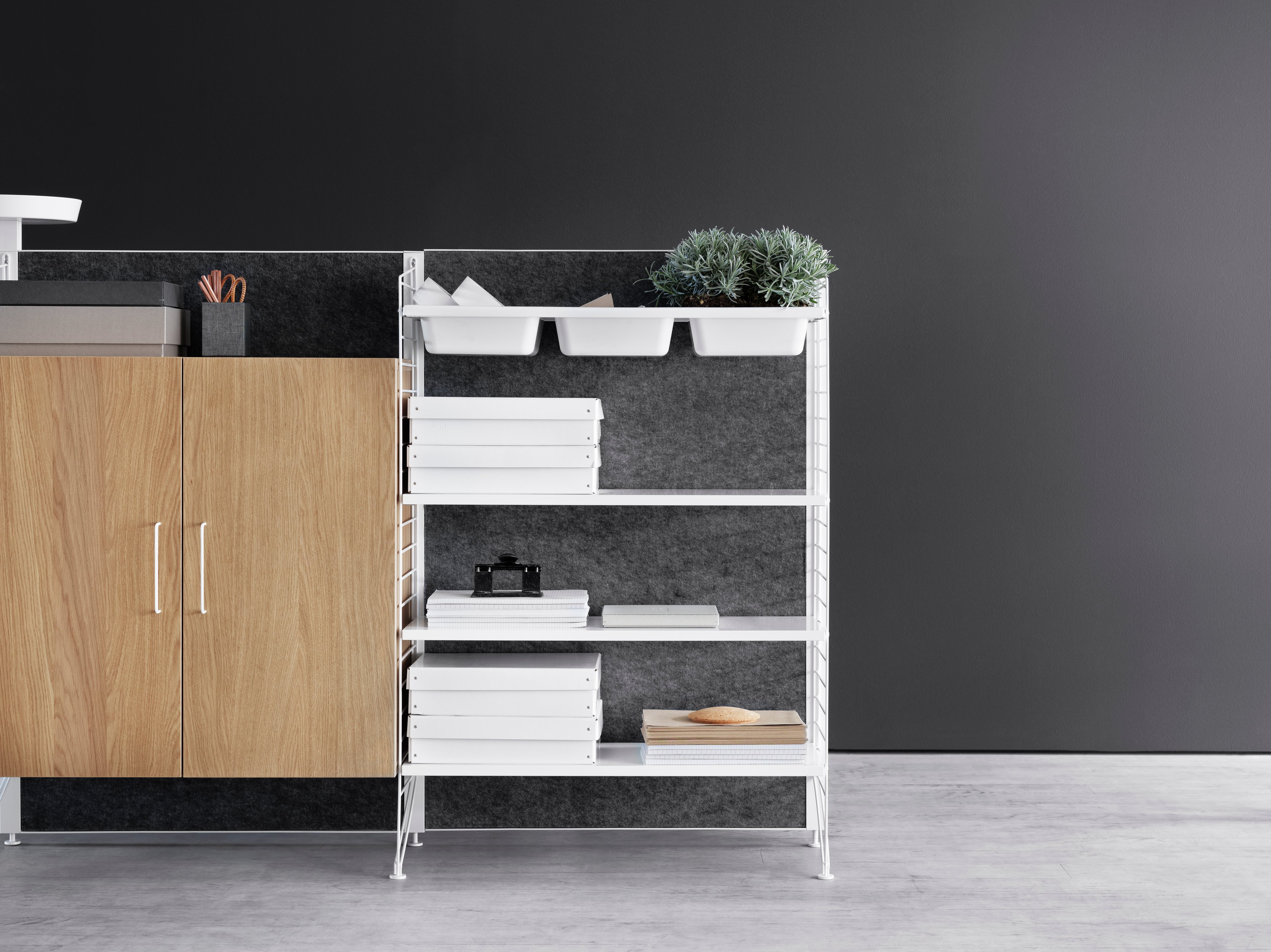 Shelves w58 x d30 cm Beige