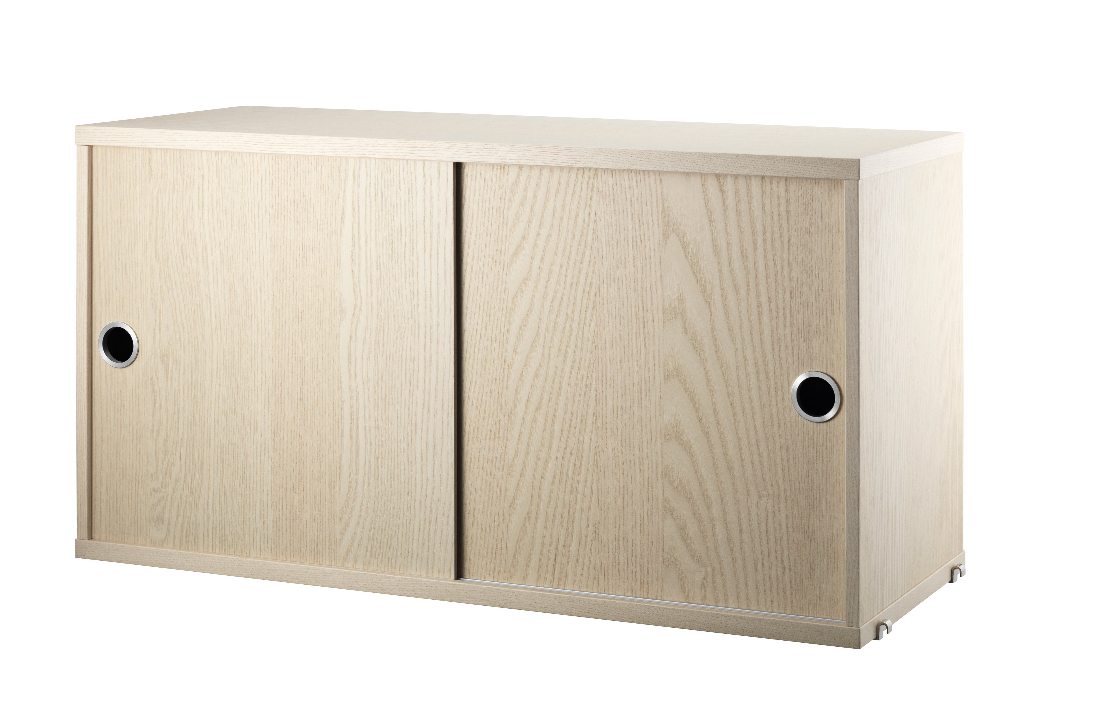 Zeitschriftenablage holz w58 x d30 x h15 cm Esche