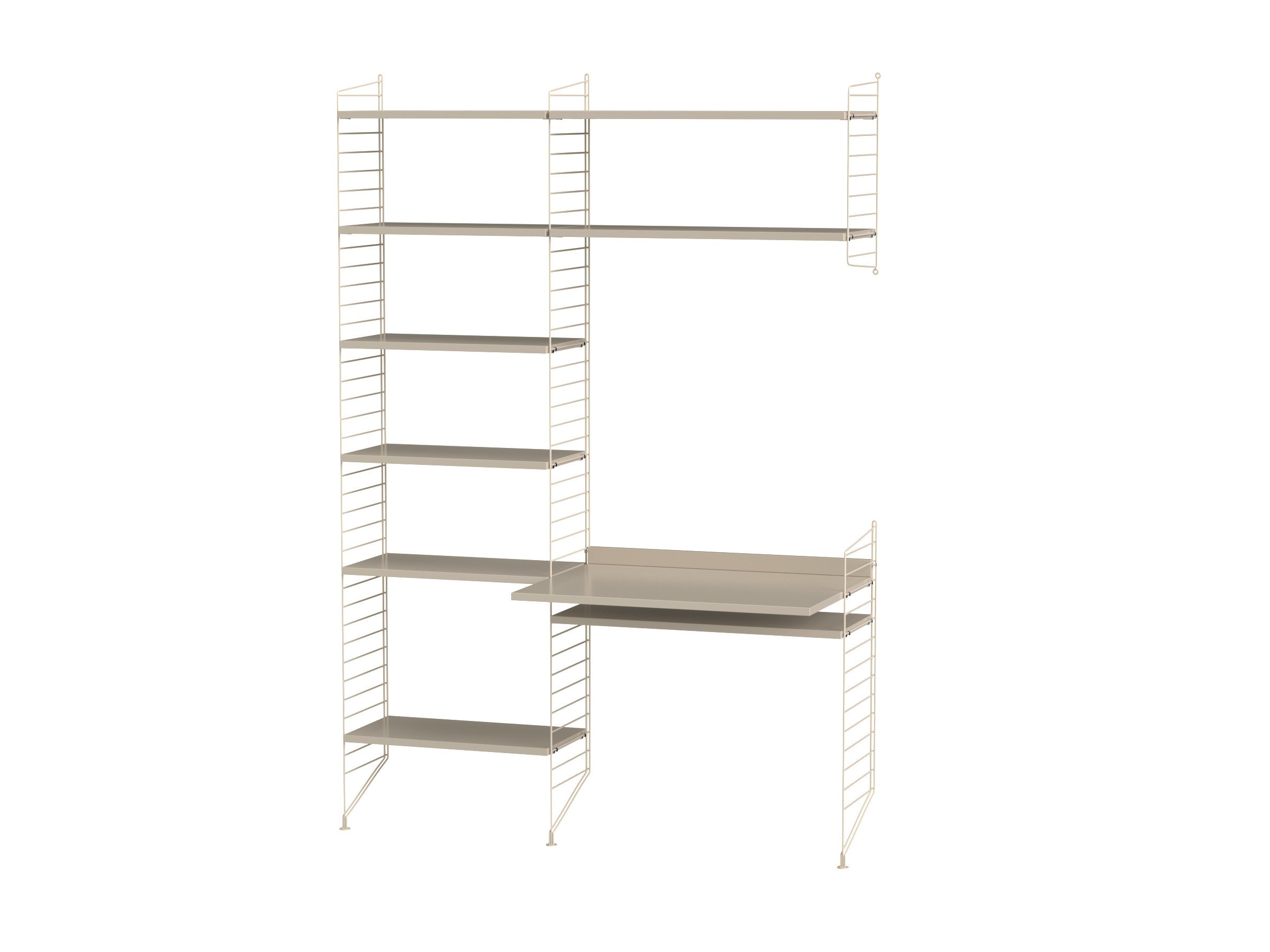 Arbeitsplatz G Beige/Beige