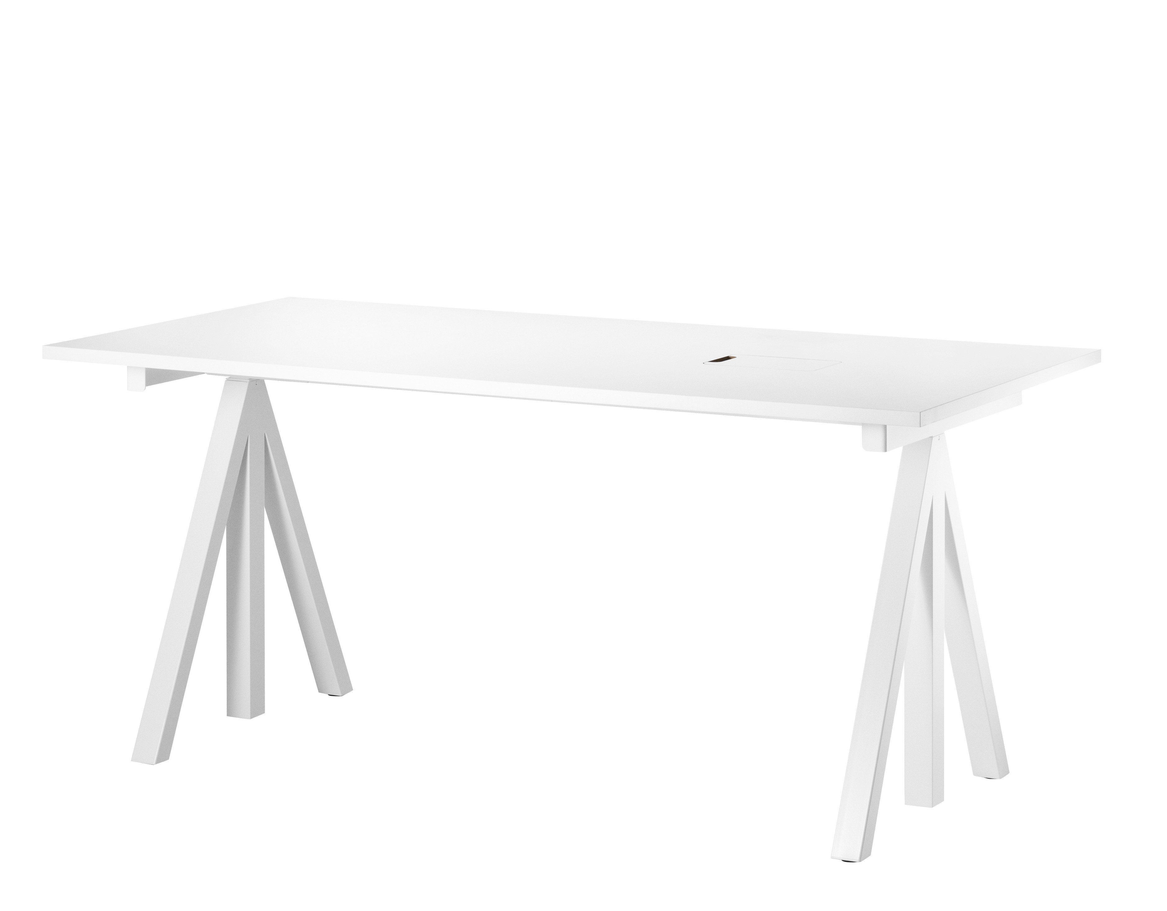 Work desks 160x78 White/White laminate