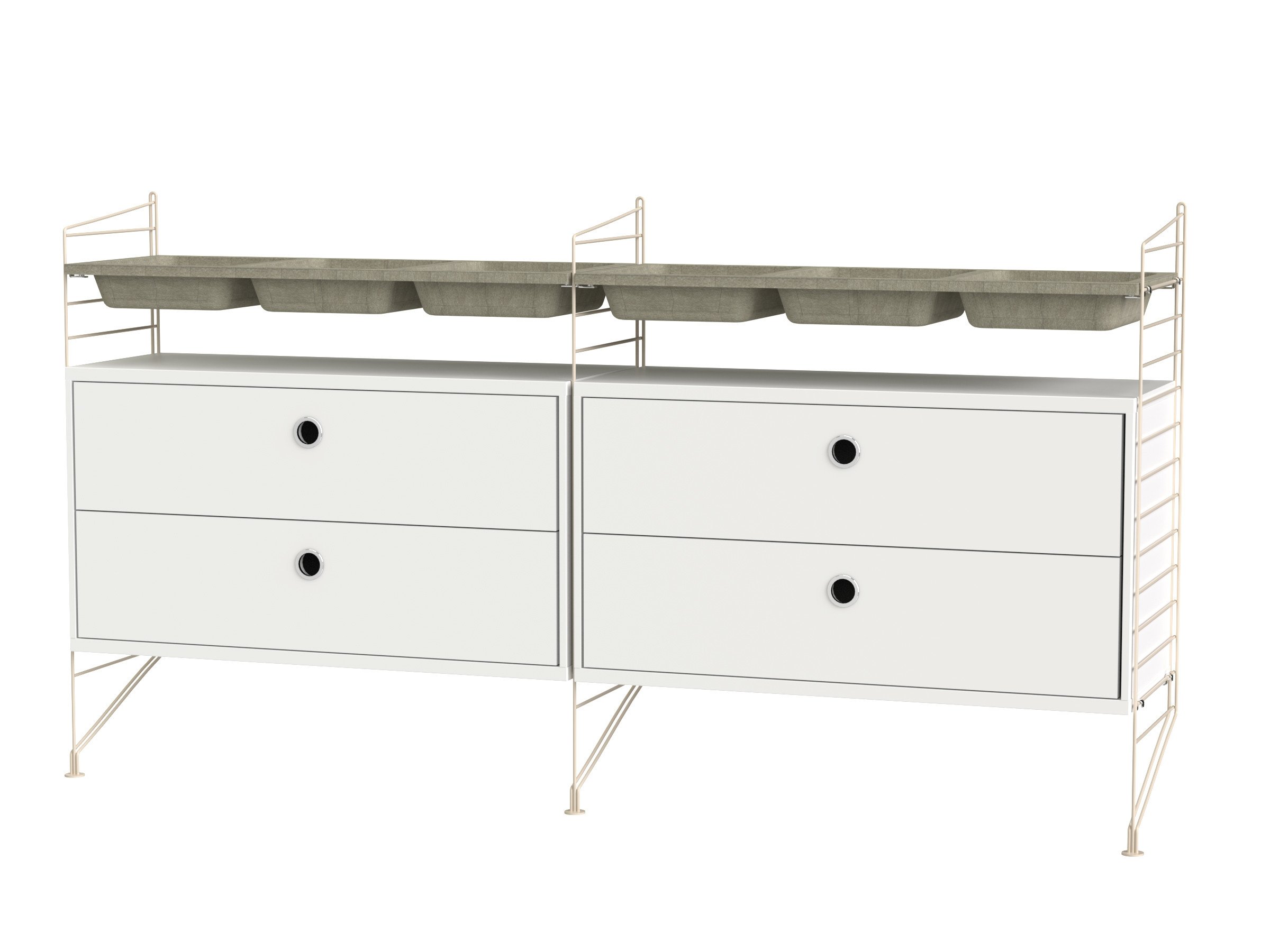 Bedroom G Beige/White