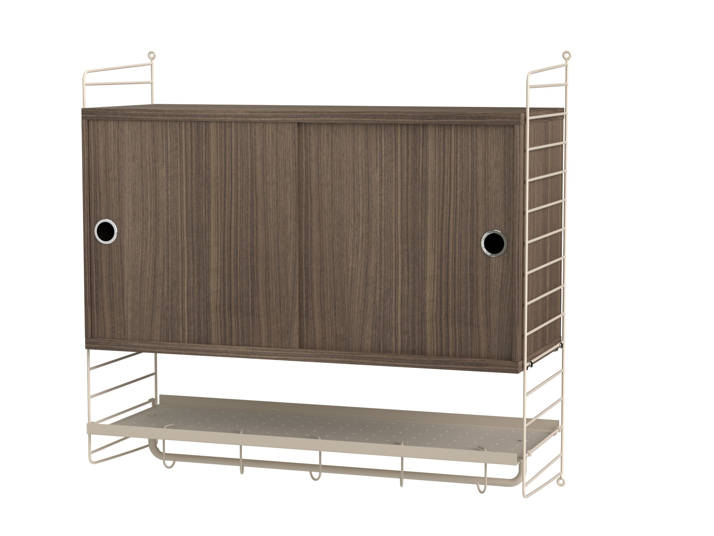 Bedroom F Beige/Walnut