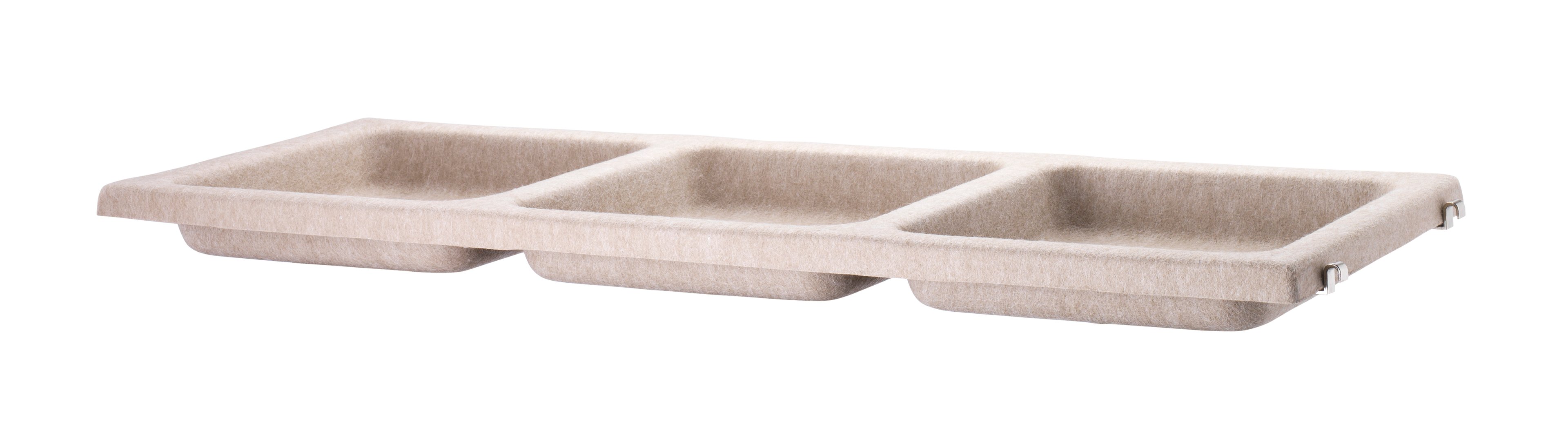 Étagères métal basses 1-pack 58x2x20 Blanc