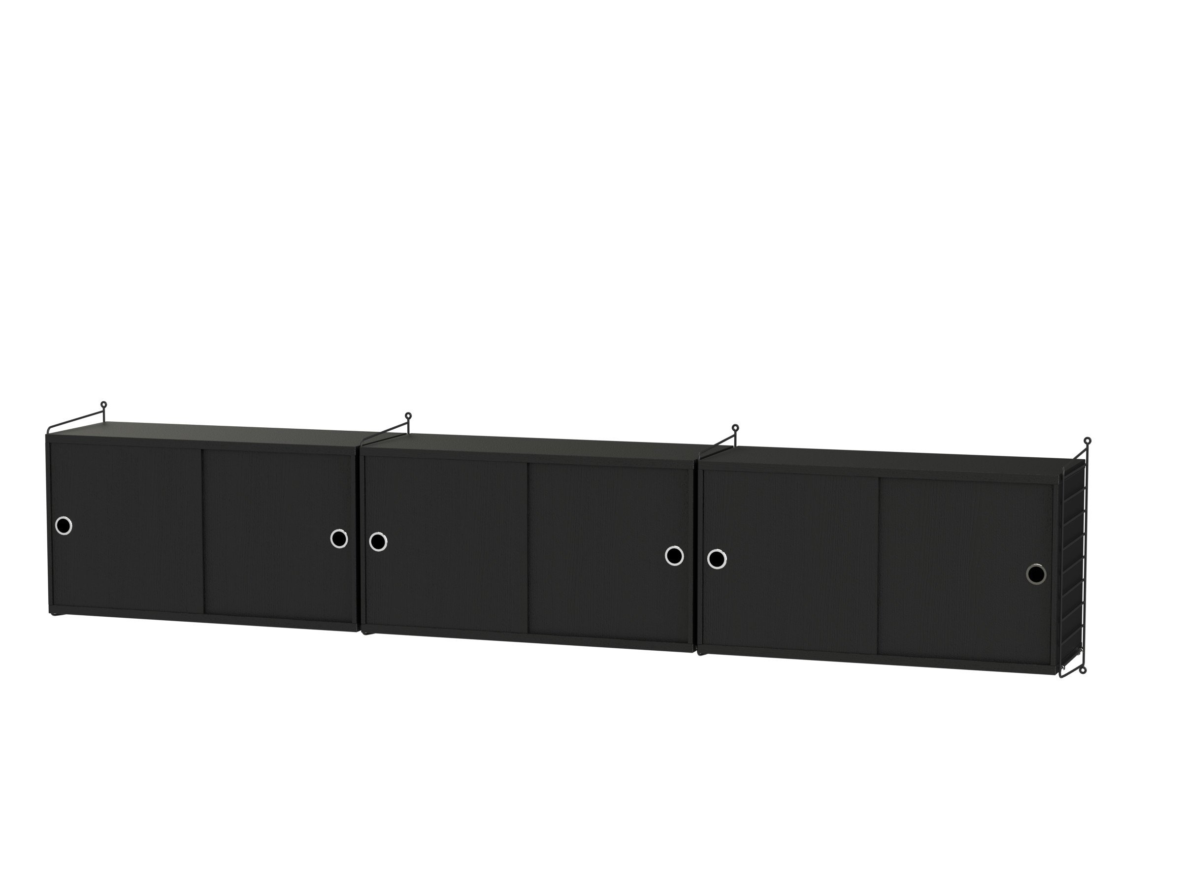 Wohnzimmer D Schwarz/schwarz gebeizte esche