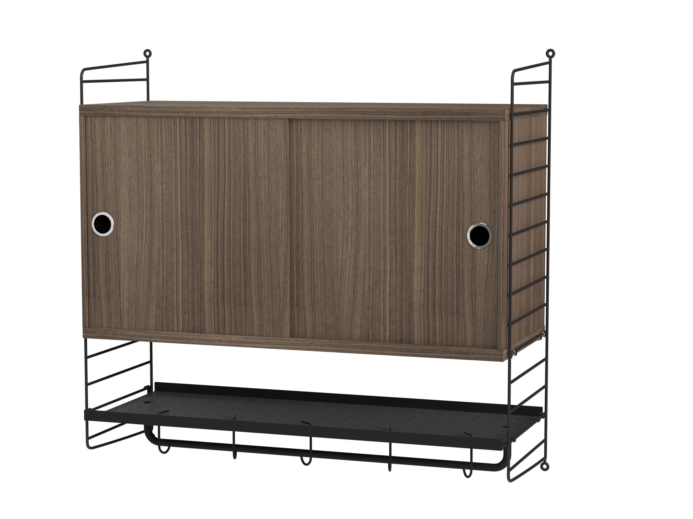 Bedroom F Black/Walnut