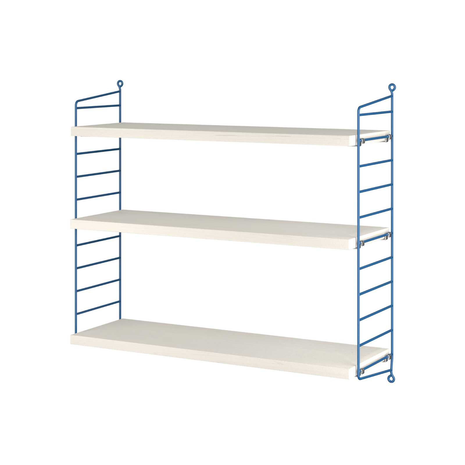 String 1949-2024 w60 x d20 x h60 cm Blue/White oiled pine