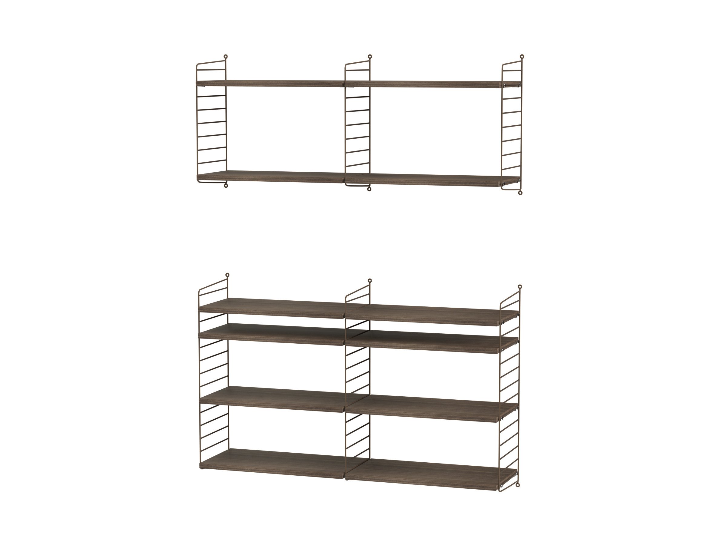 Wohnzimmer N Braun/Walnuß