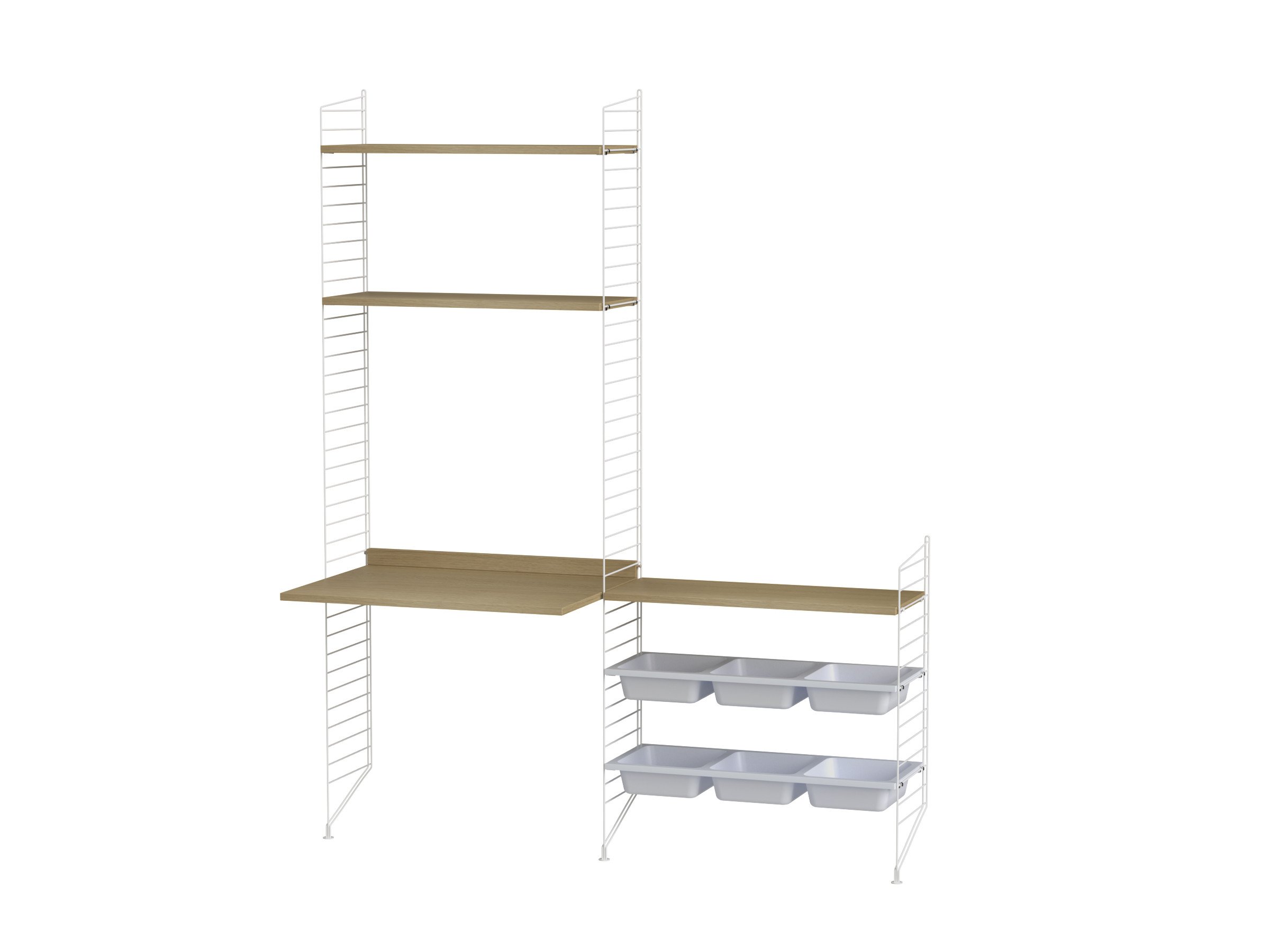 Kids room E White/Oak