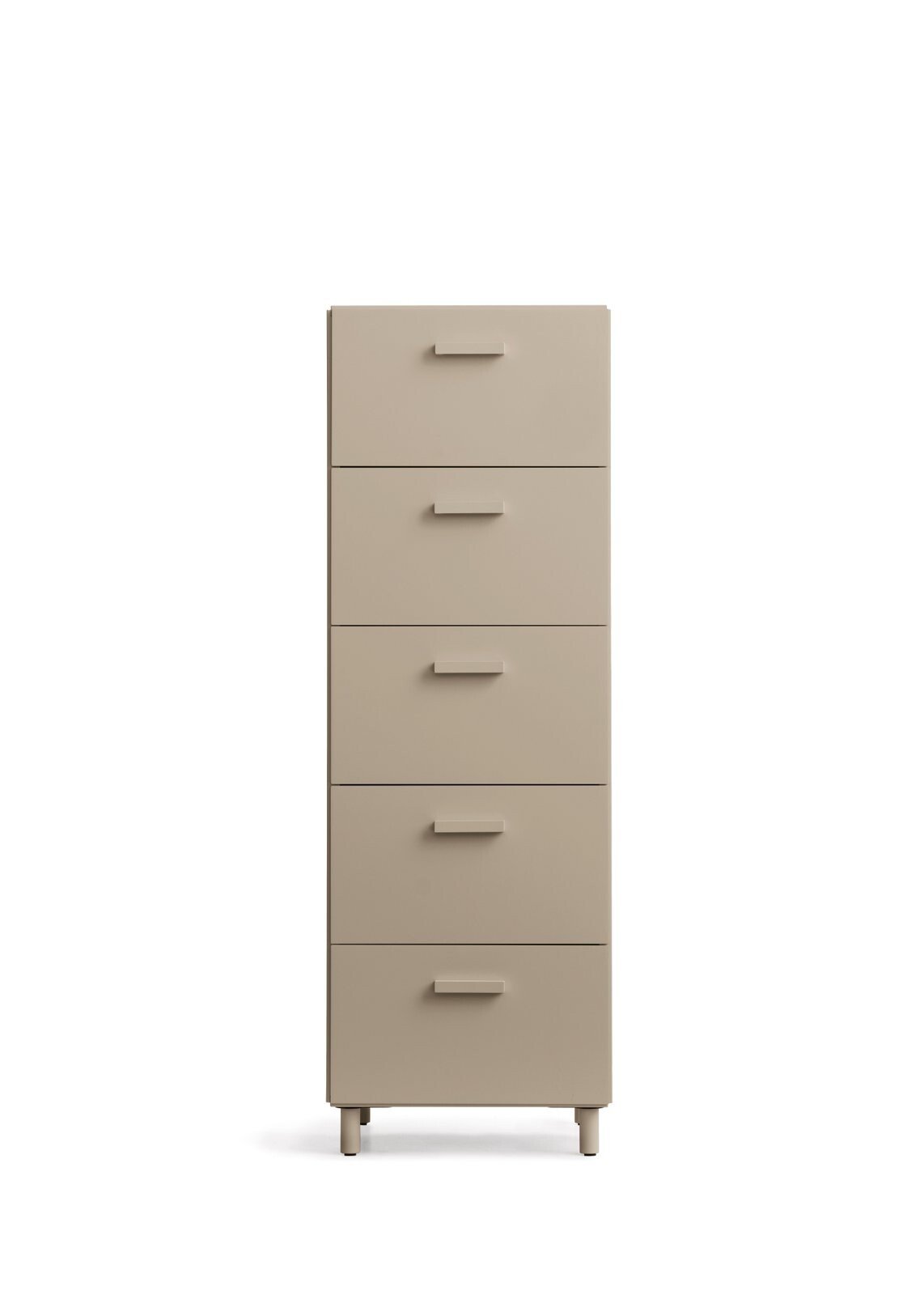 Relief Chest of drawers, tall  Beige