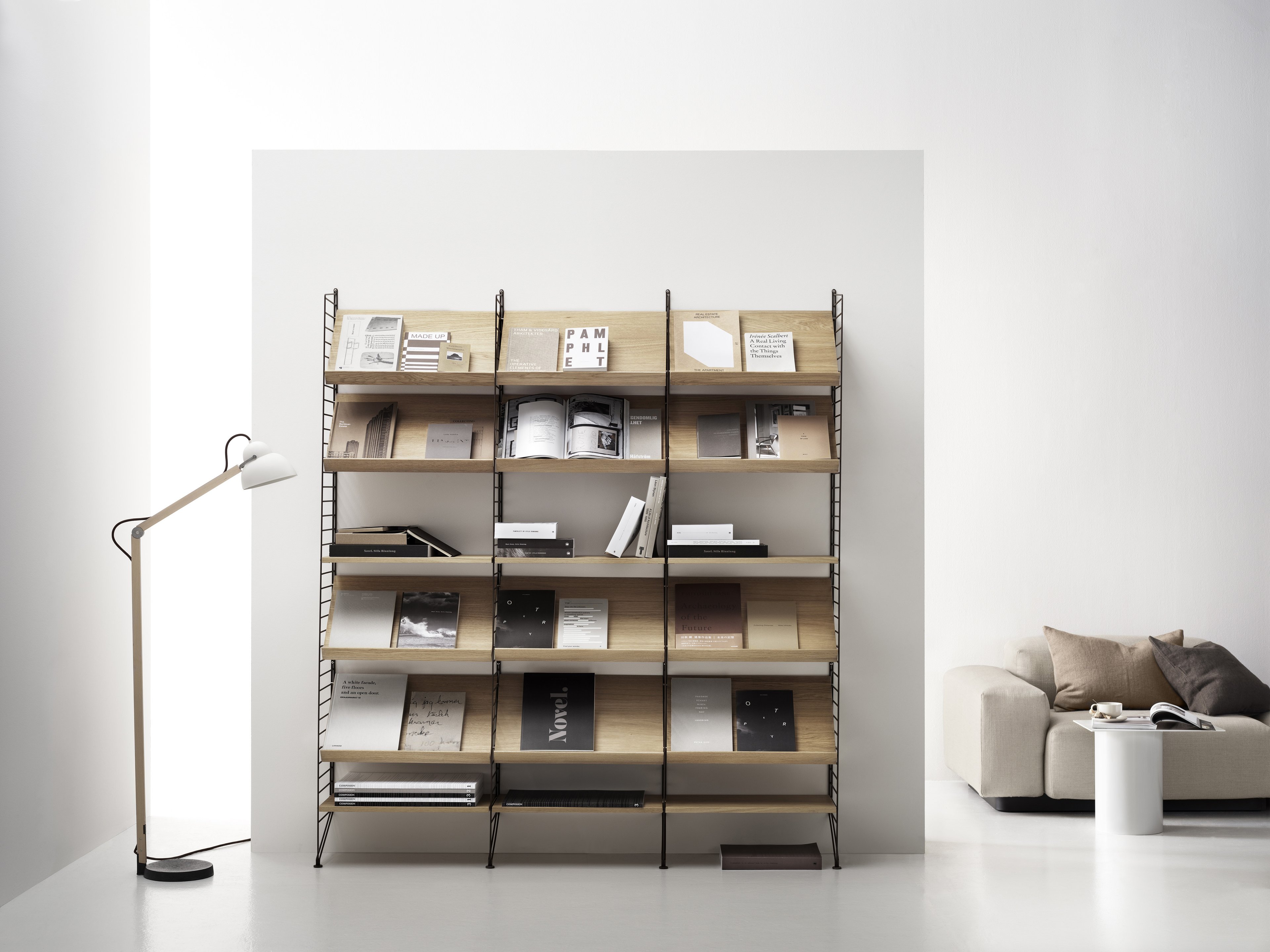 Cabinet with swing door w58 x d30 x h42 cm Walnut