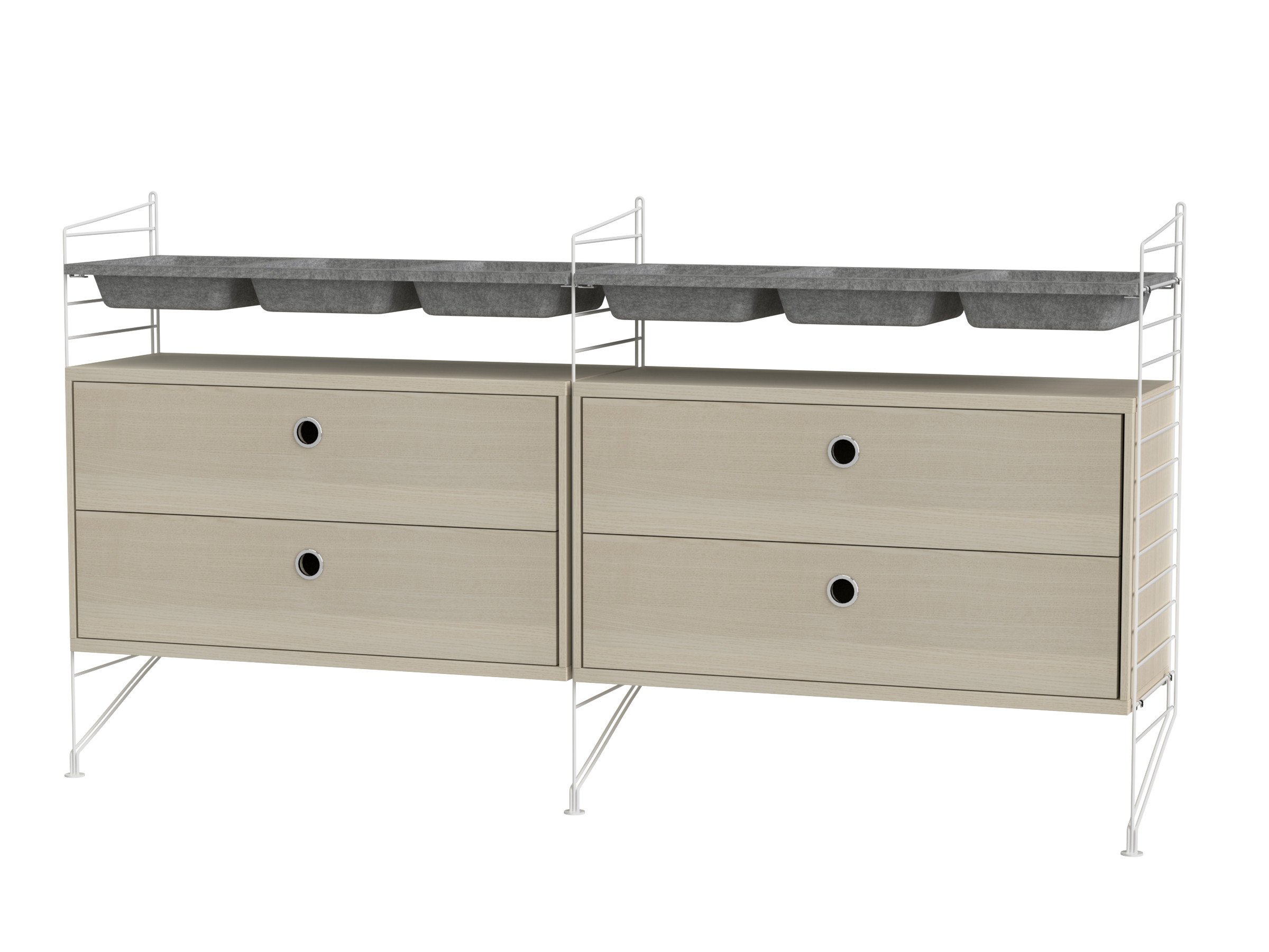 Bedroom G White/Ash