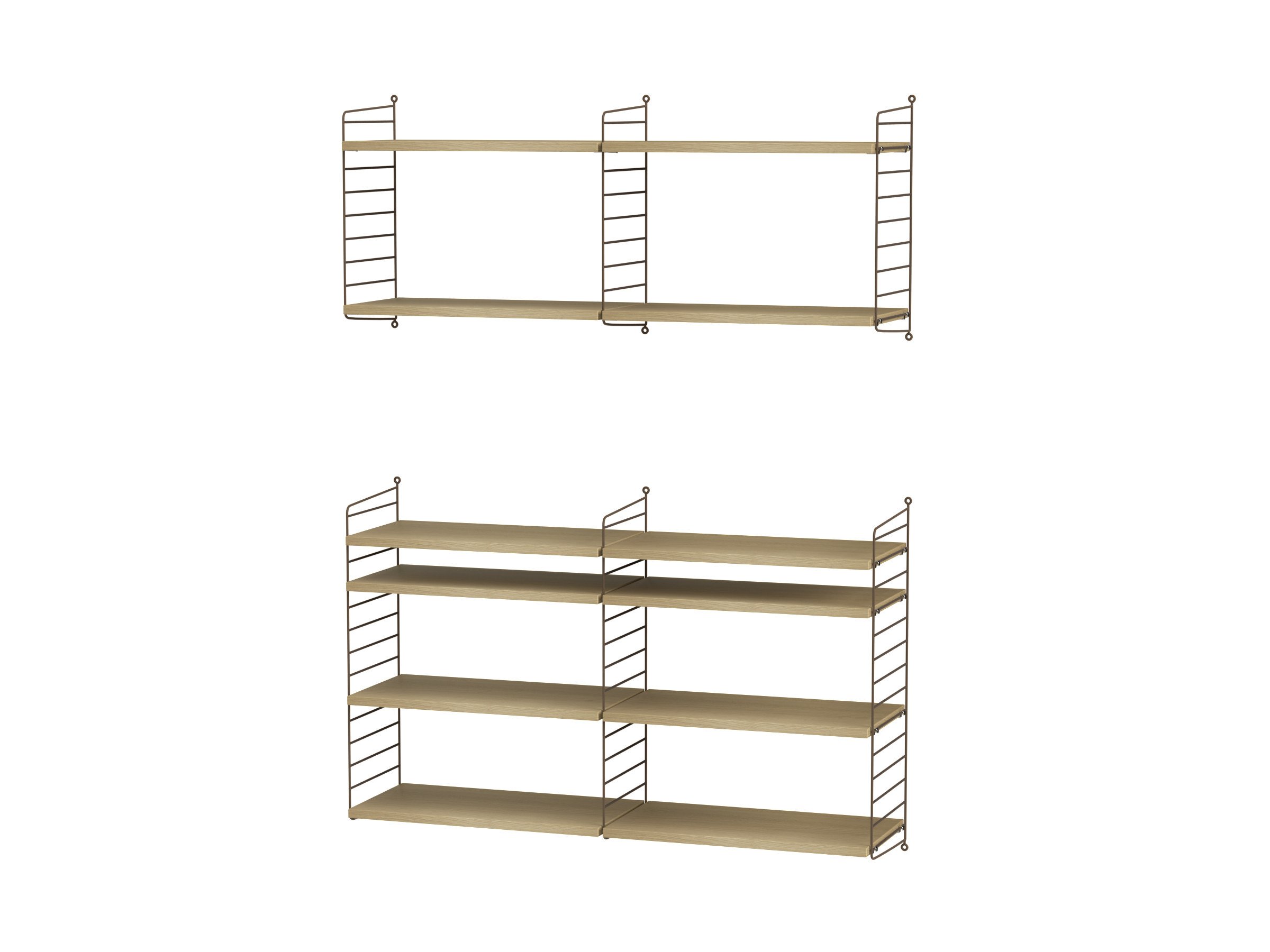 Wohnzimmer N Braun/Eiche