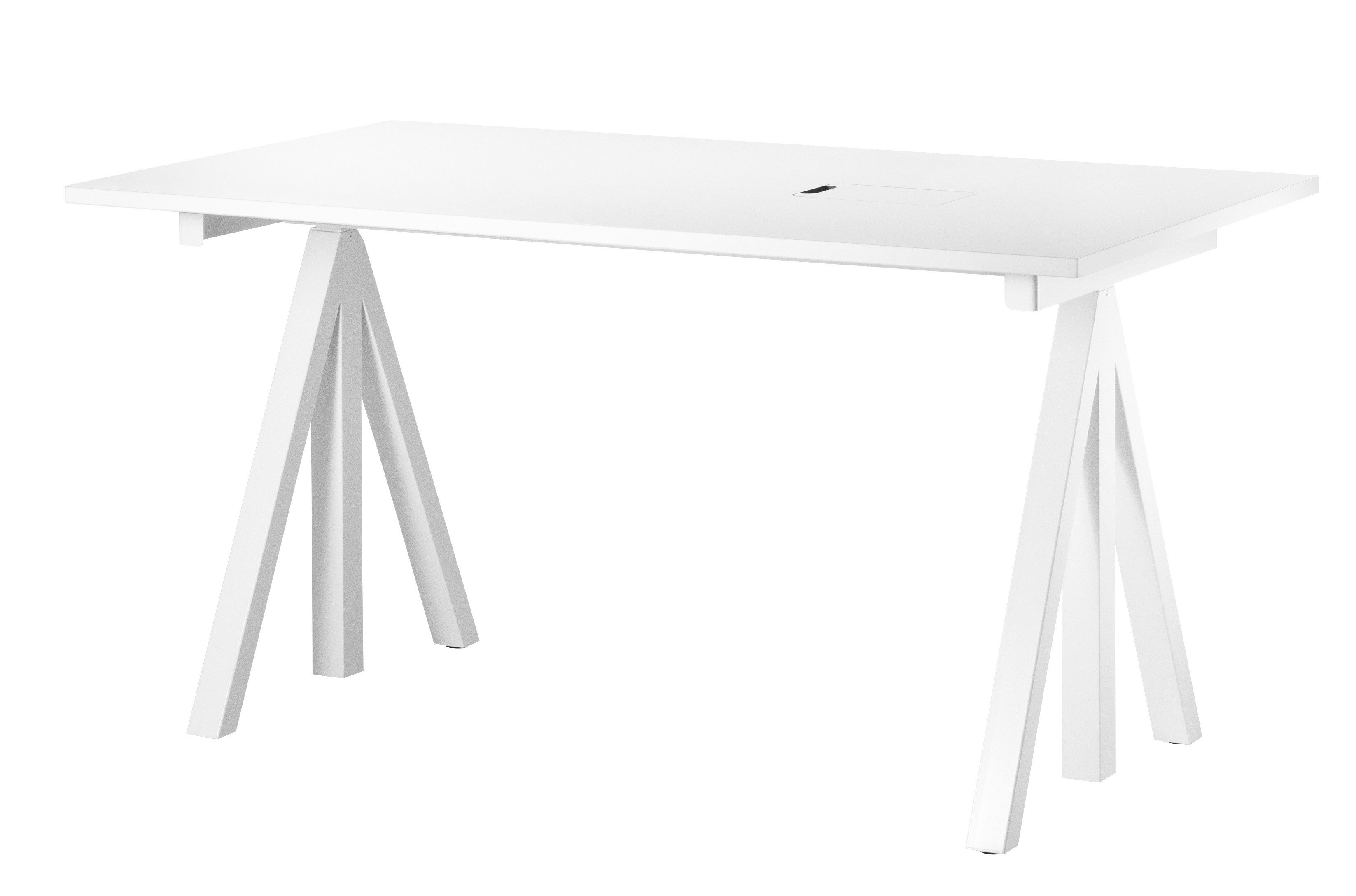 Work desks 140x78 White/White laminate