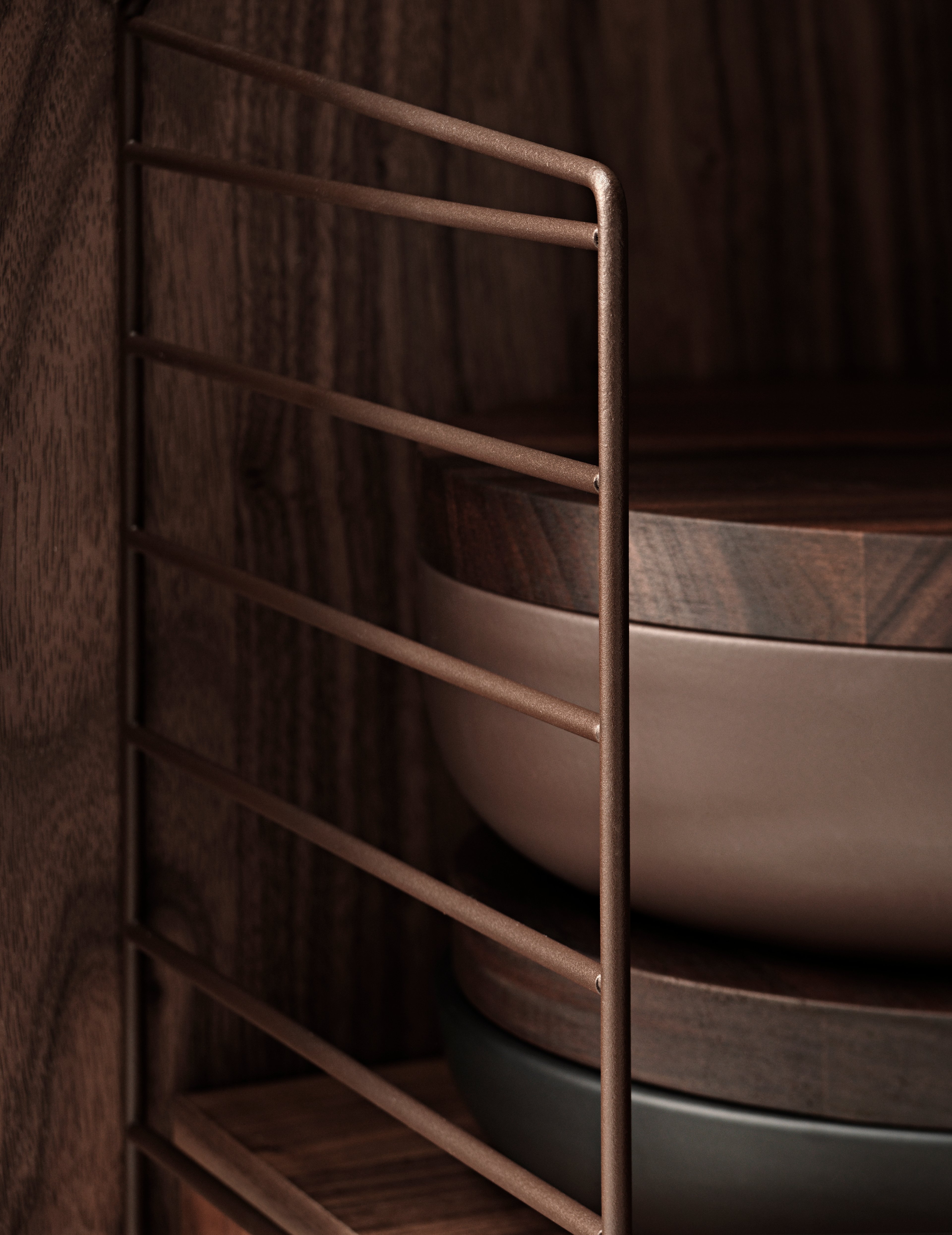Chest of drawers w78 x d30 x h42 cm Walnut