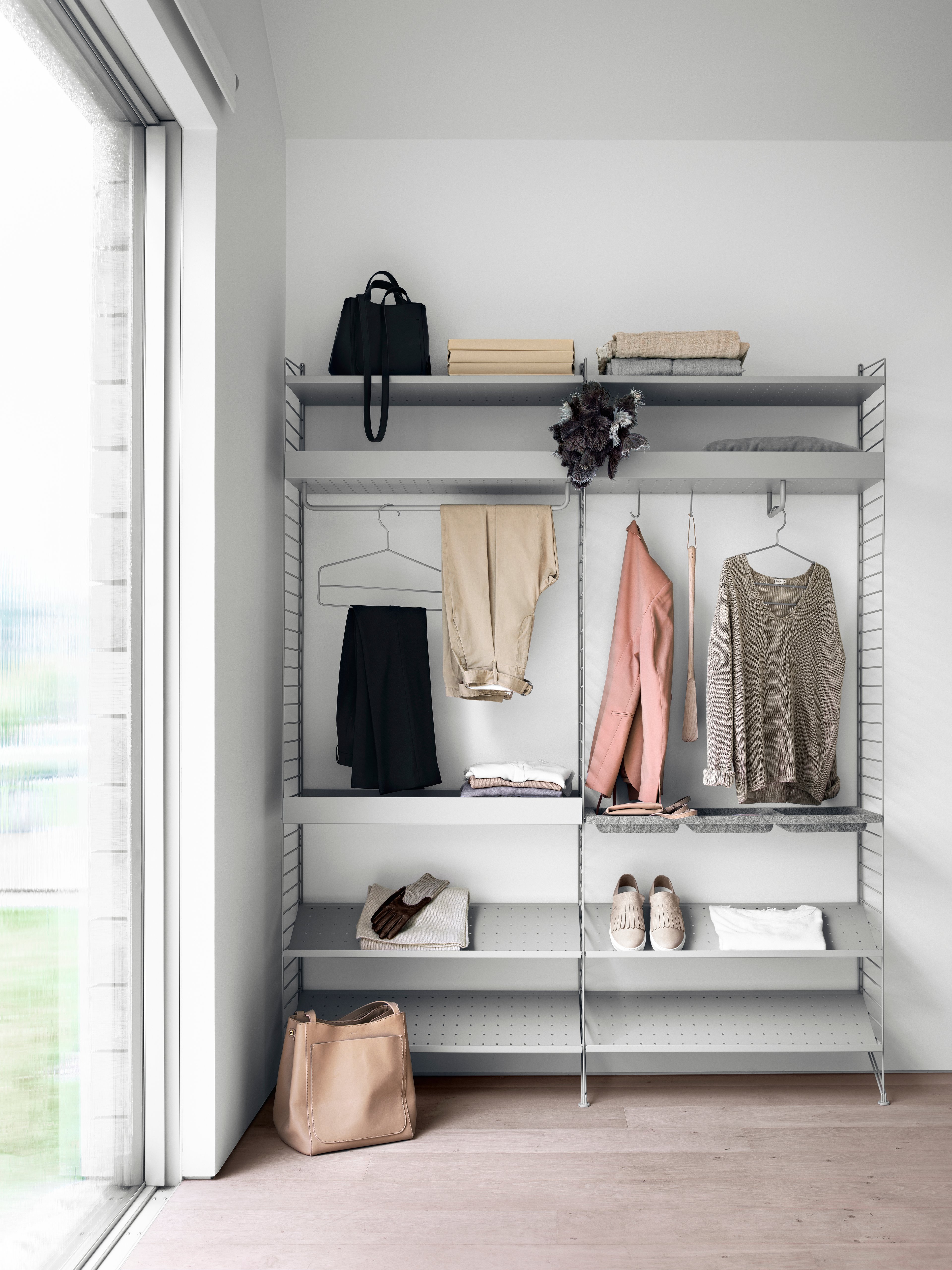 Shelves galvanized w58 x d30 x h7 cm Galvanized