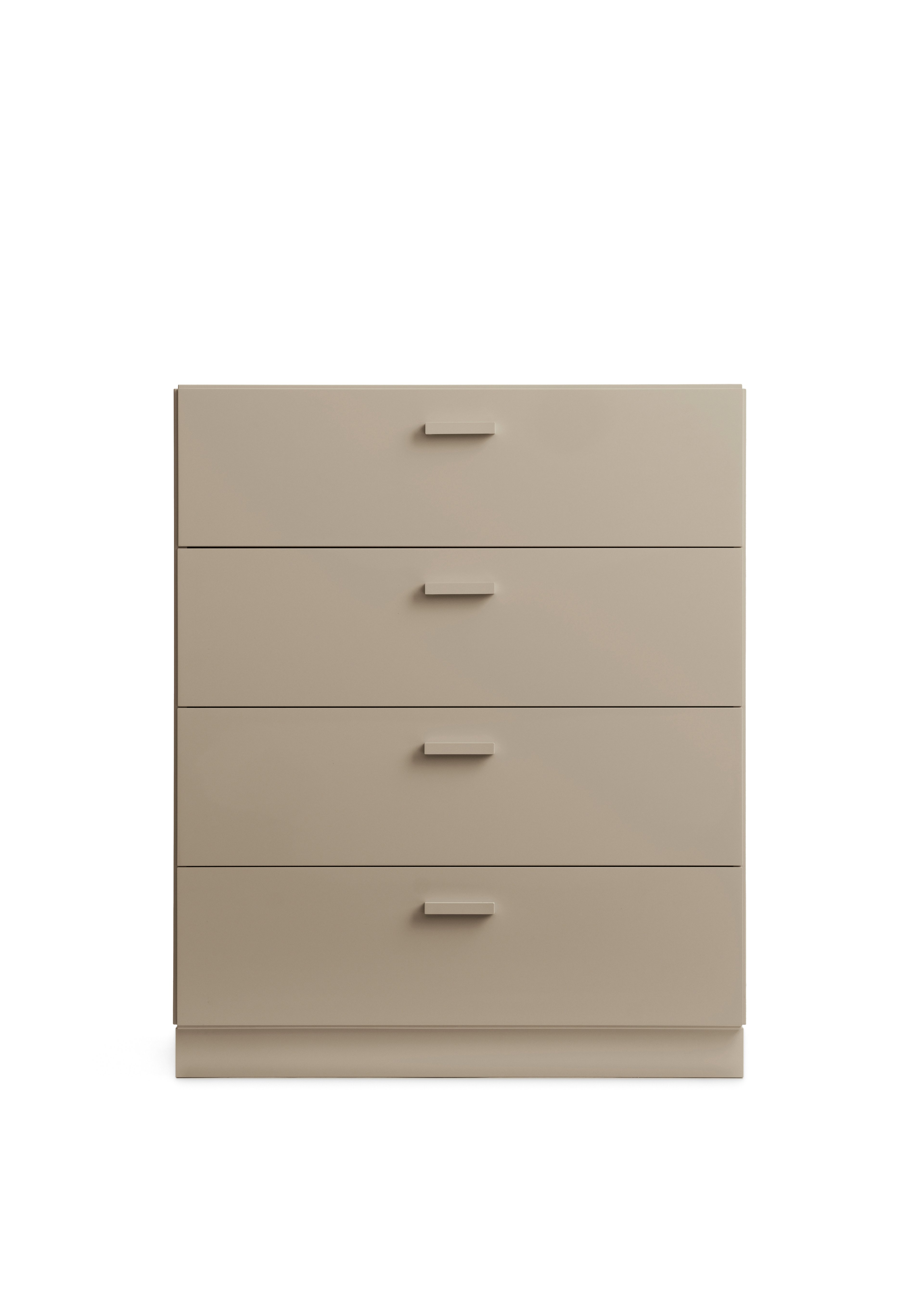 Relief Chest of drawers, wide  Beige