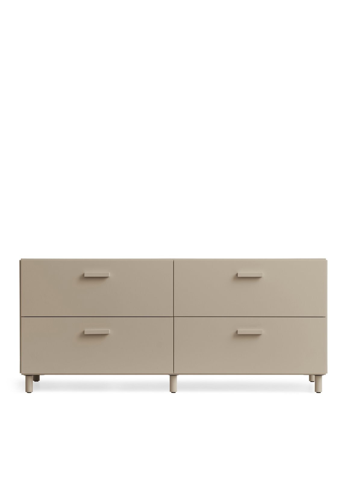 Relief Chest of drawers, low  Beige