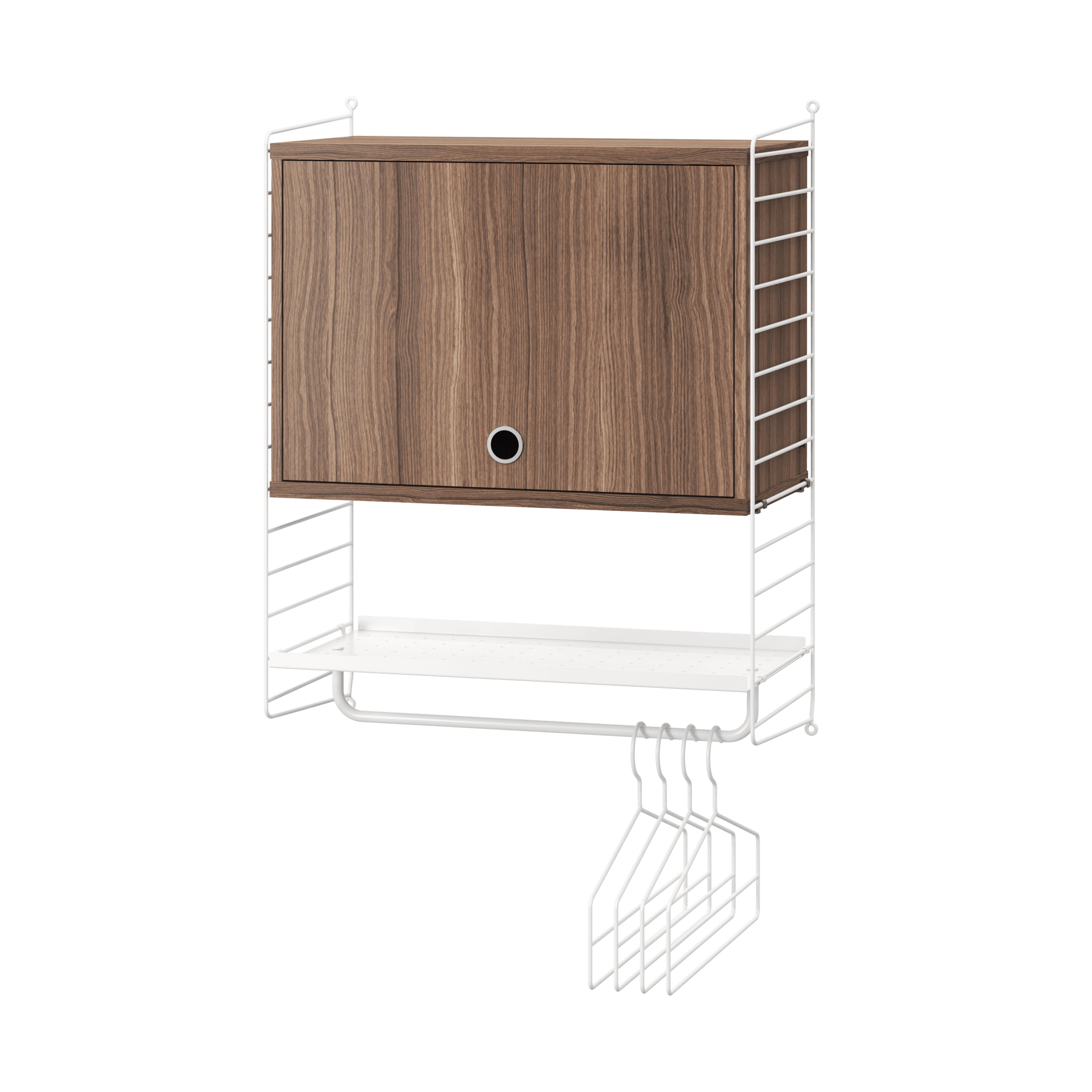 Hallway V White/Walnut