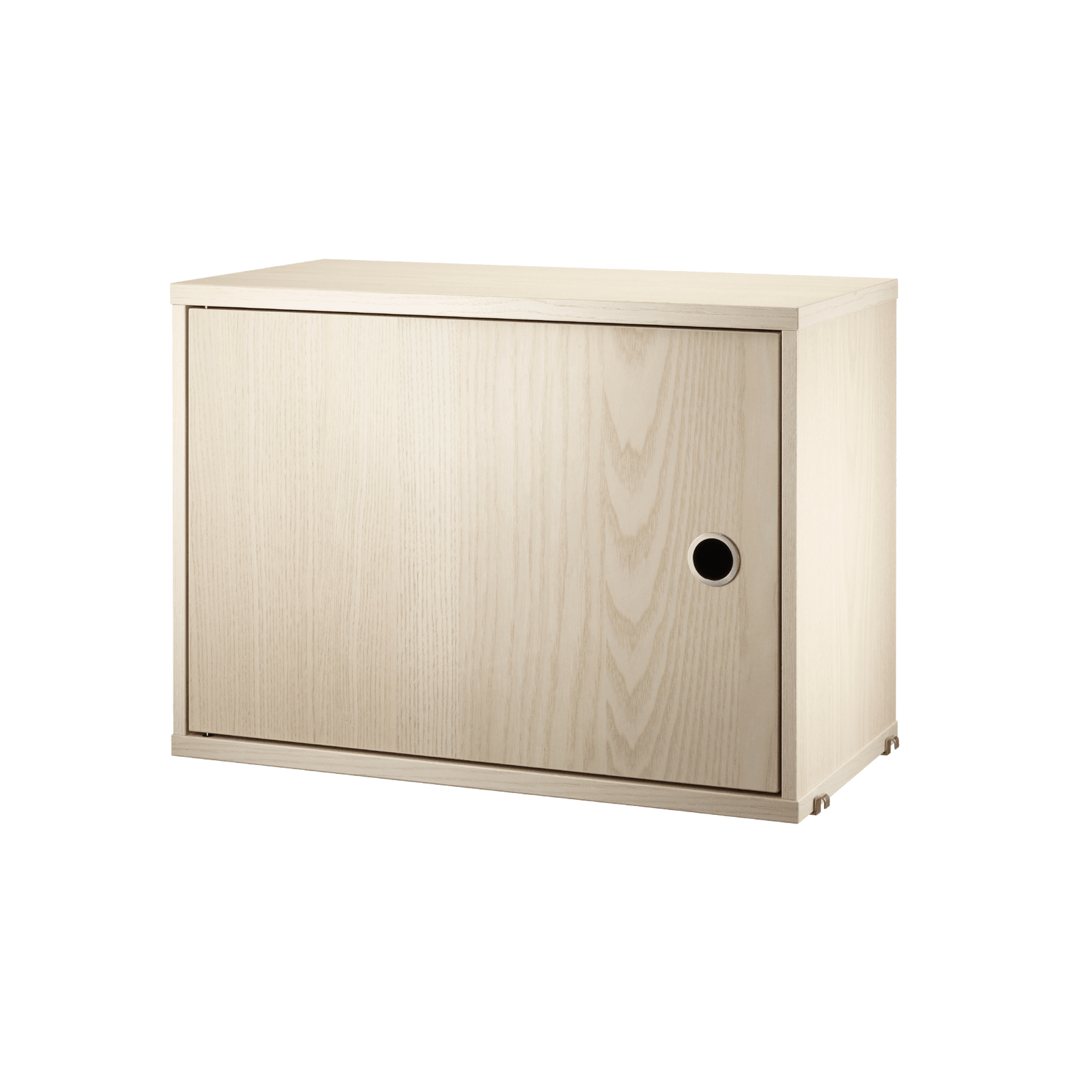 Cabinet with swing door w58 x d30 x h42 cm Ash