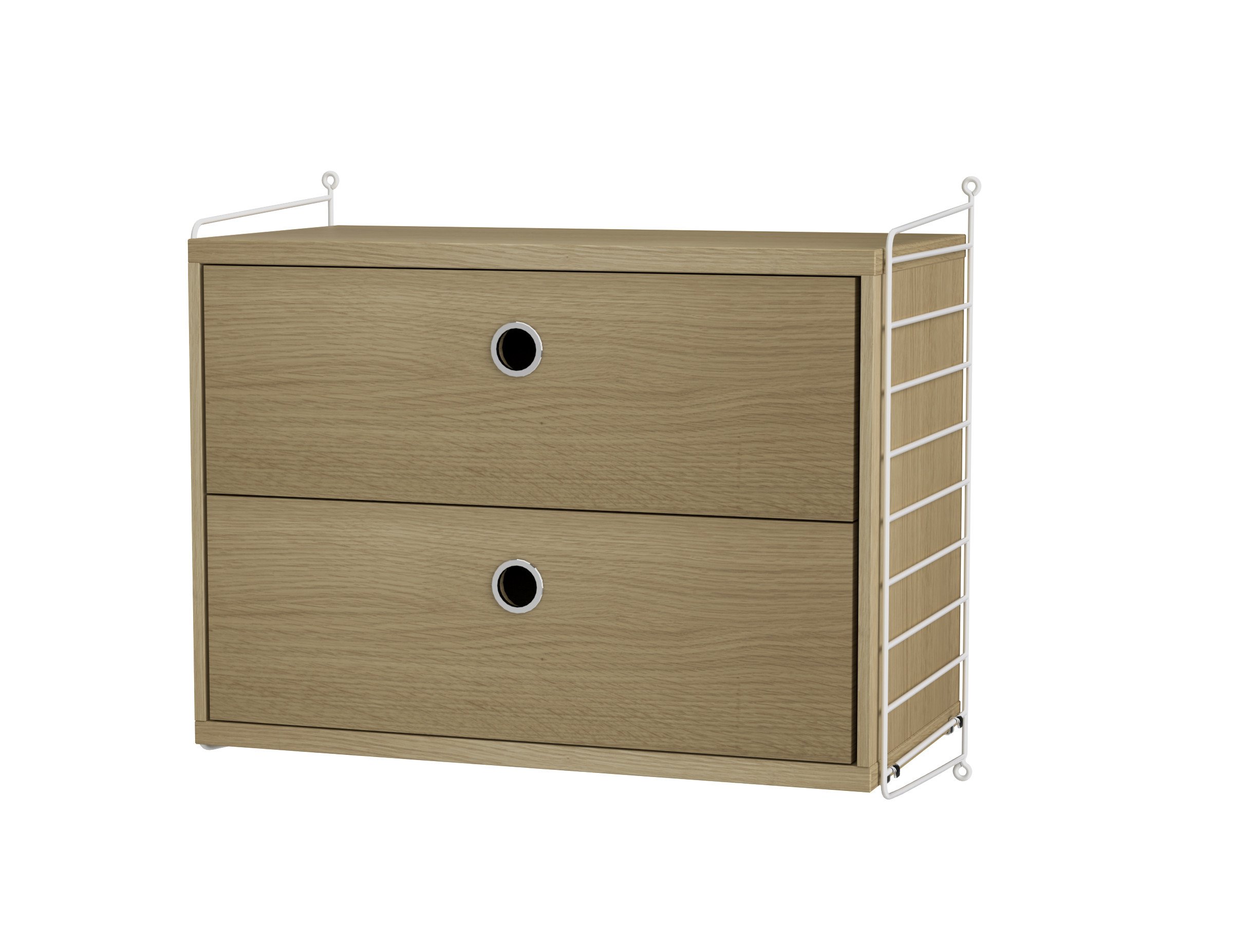 Bedroom A White/Oak