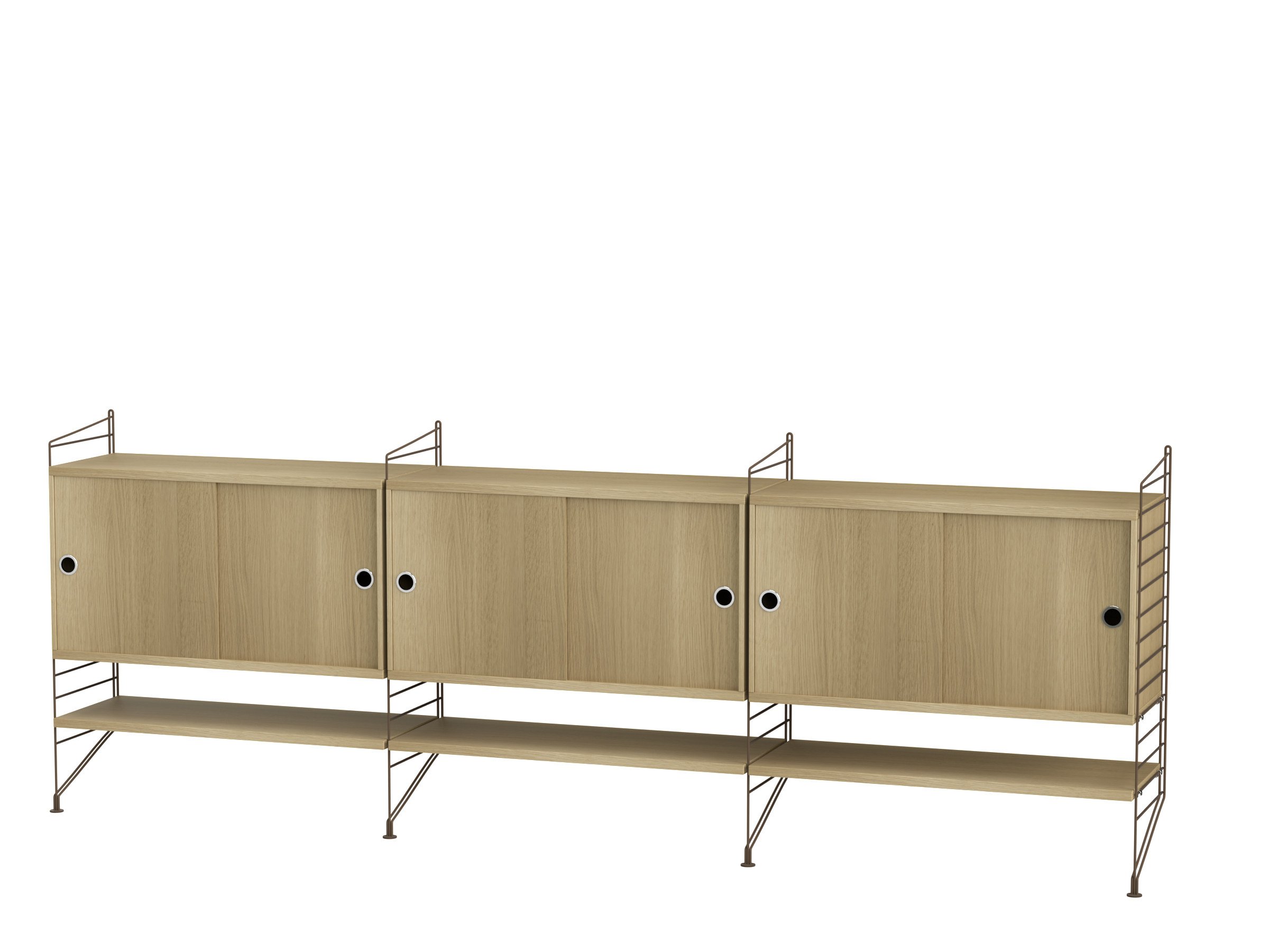 Wohnzimmer F Braun/Eiche